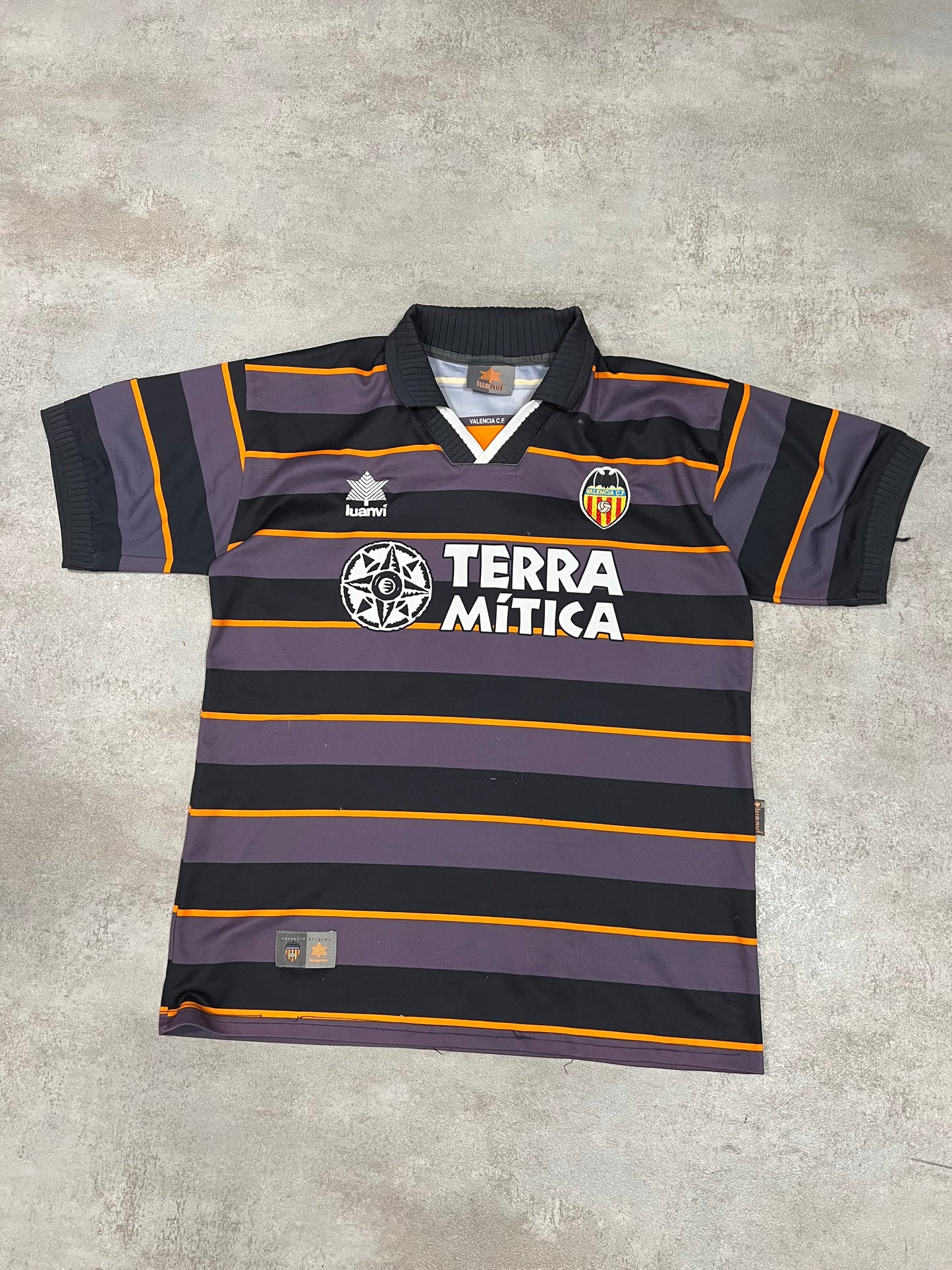 Camiseta Fútbol Vintage Luanvi Valencia FC 1999-00 Third Kit - XL