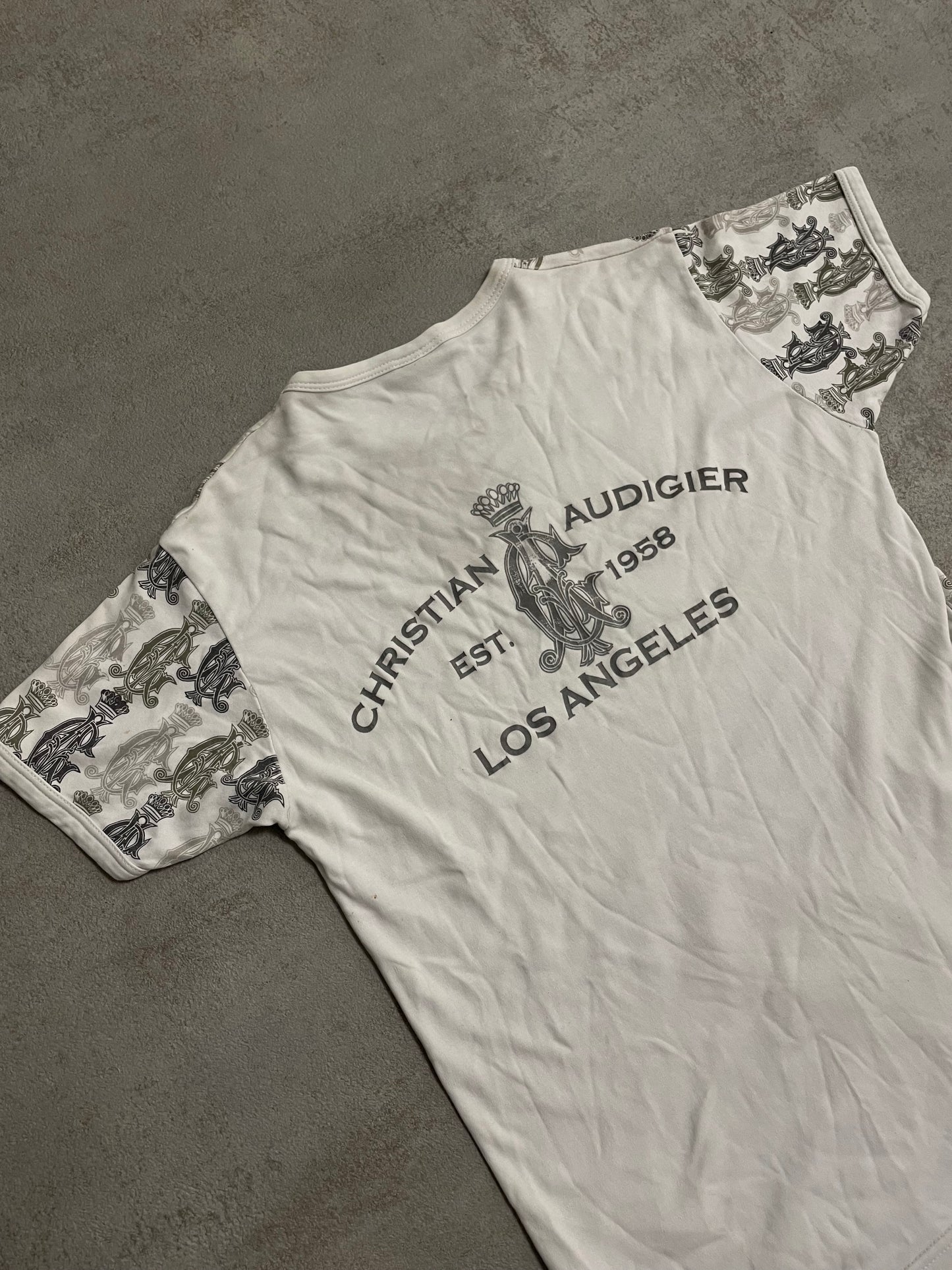 Camiseta Christian Audigier 00s Vintage - S