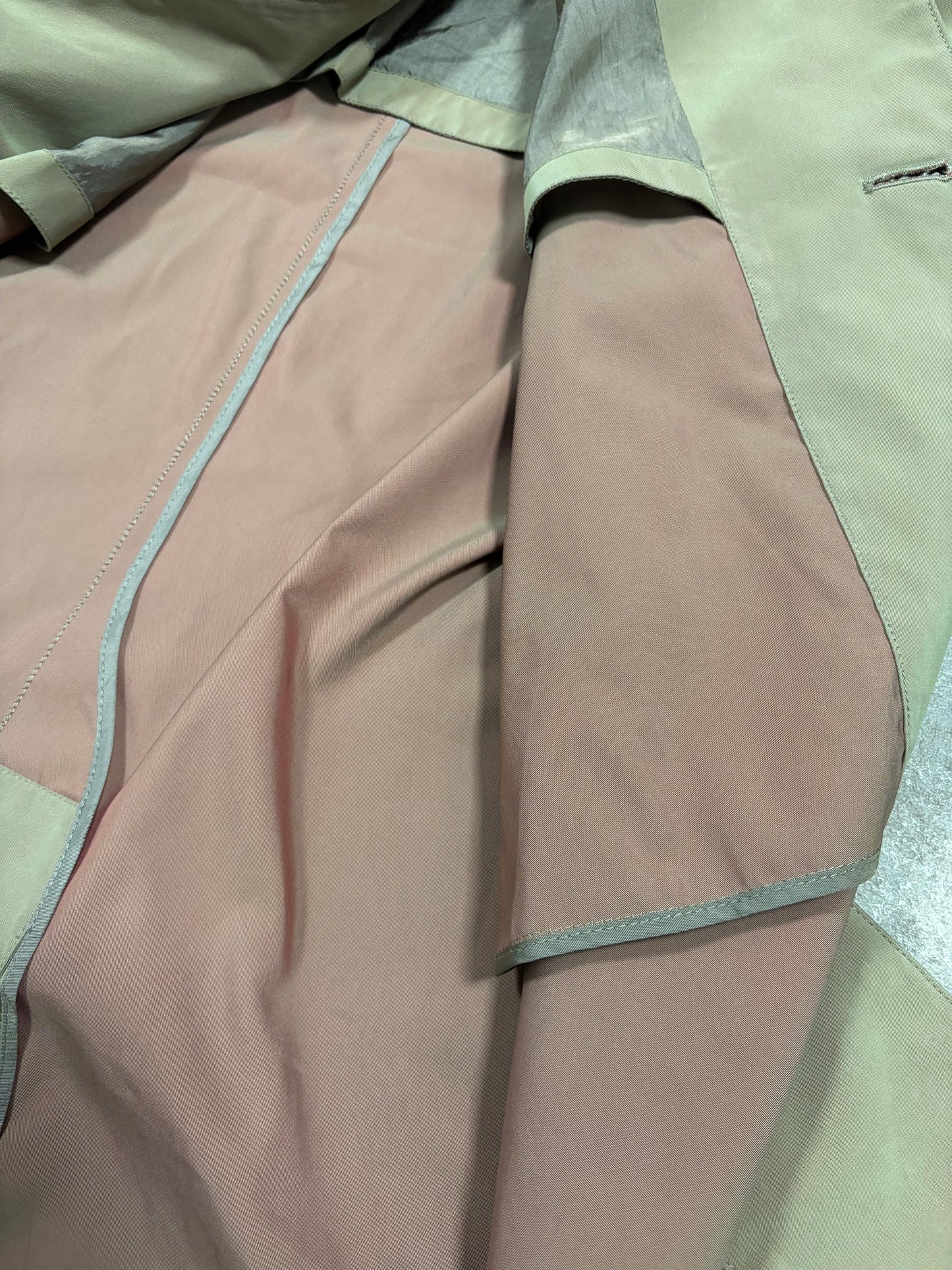 Gabardina Shiny Armani Collezioni 90s Vintage - M