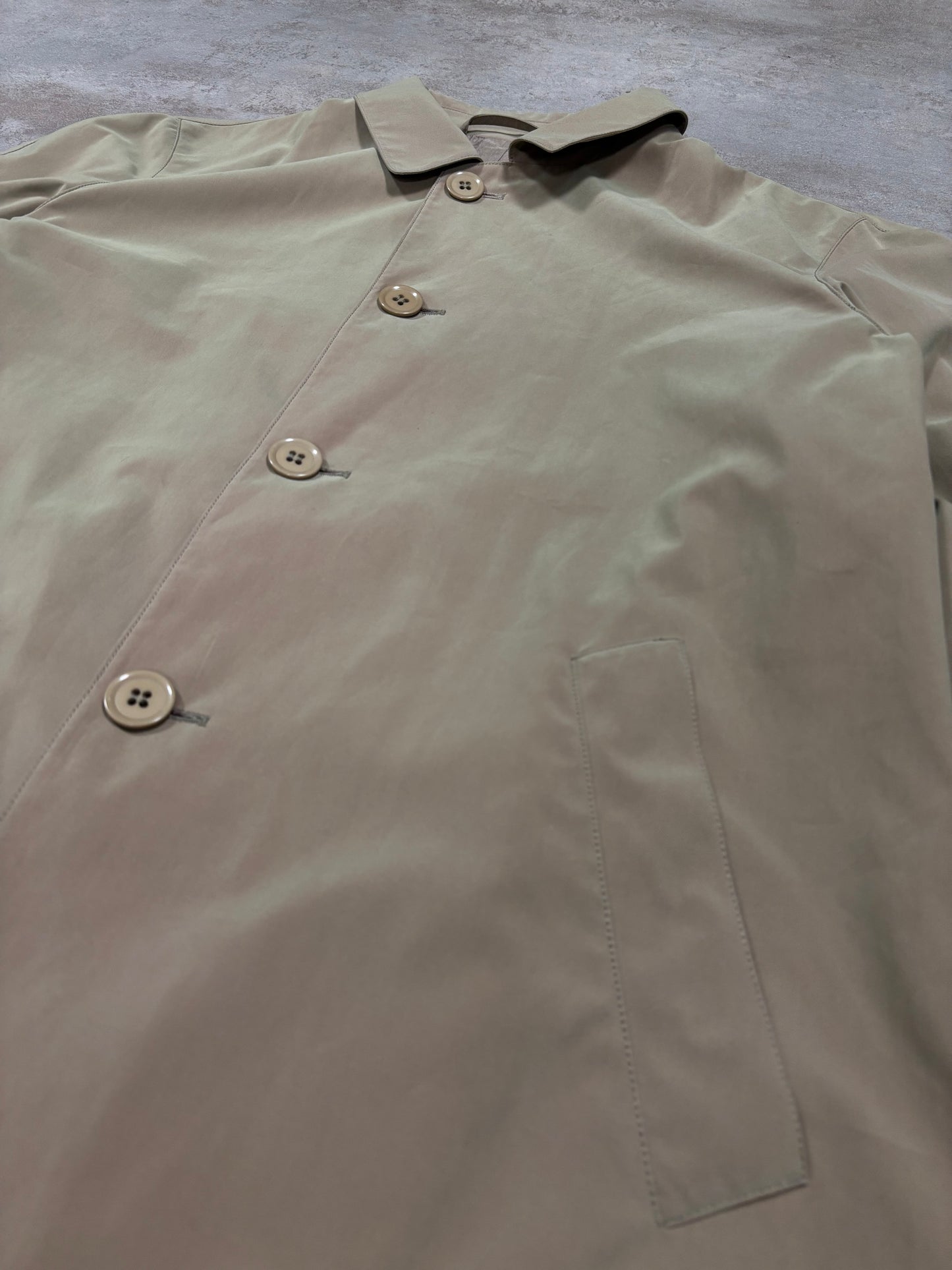 Gabardina Shiny Armani Collezioni 90s Vintage - M