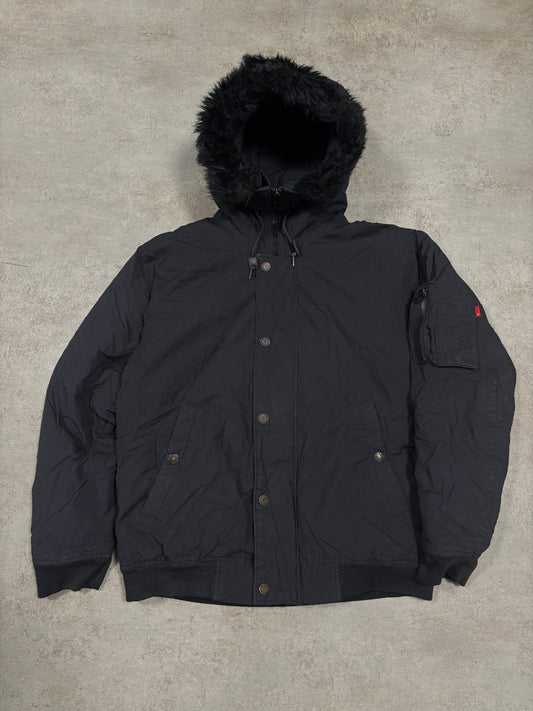 Chaqueta Bomber Fur Levi’s 00s Vintage - M