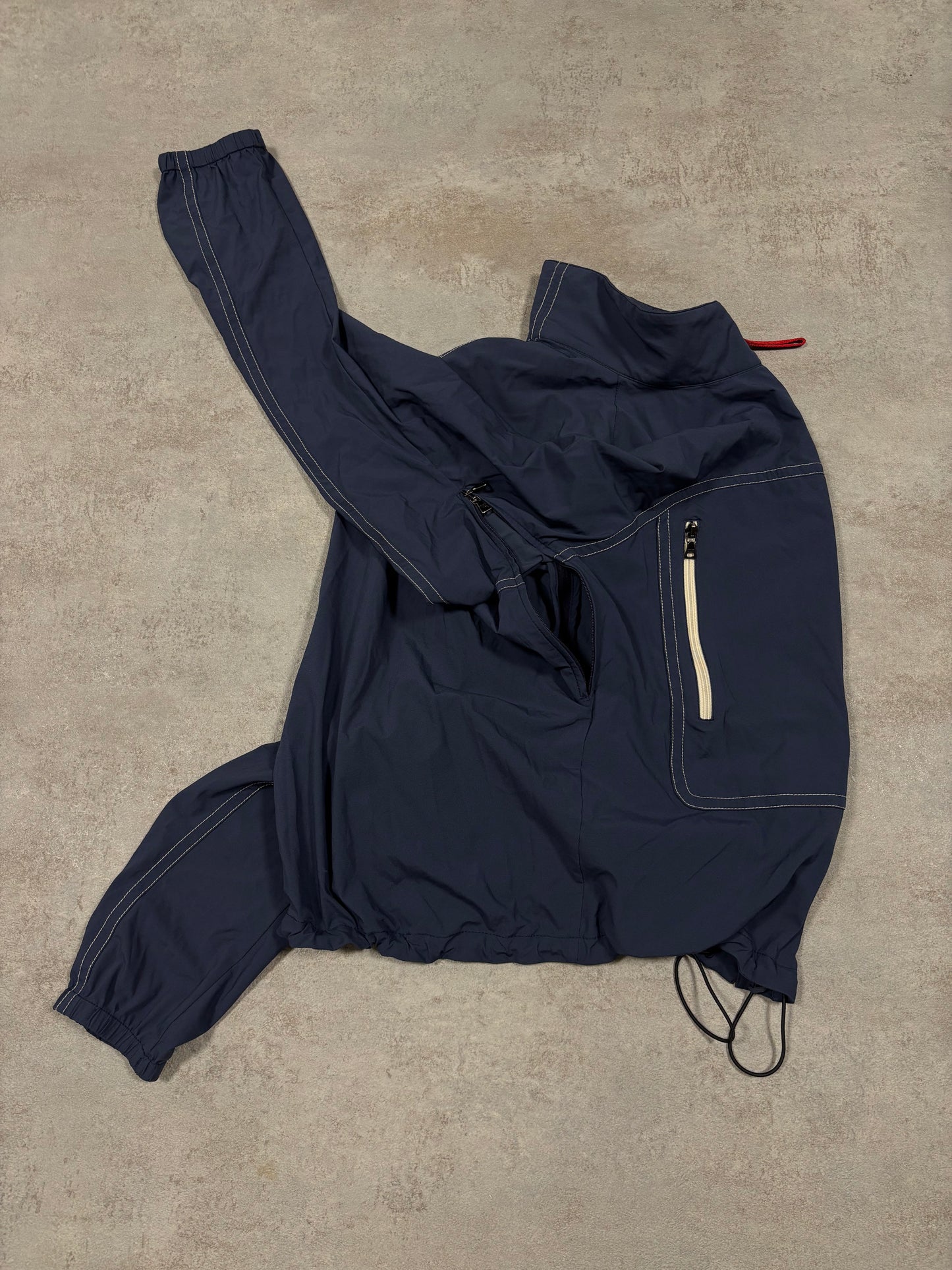 Chaqueta Elástica Convertible Prada 00s Vintage - M