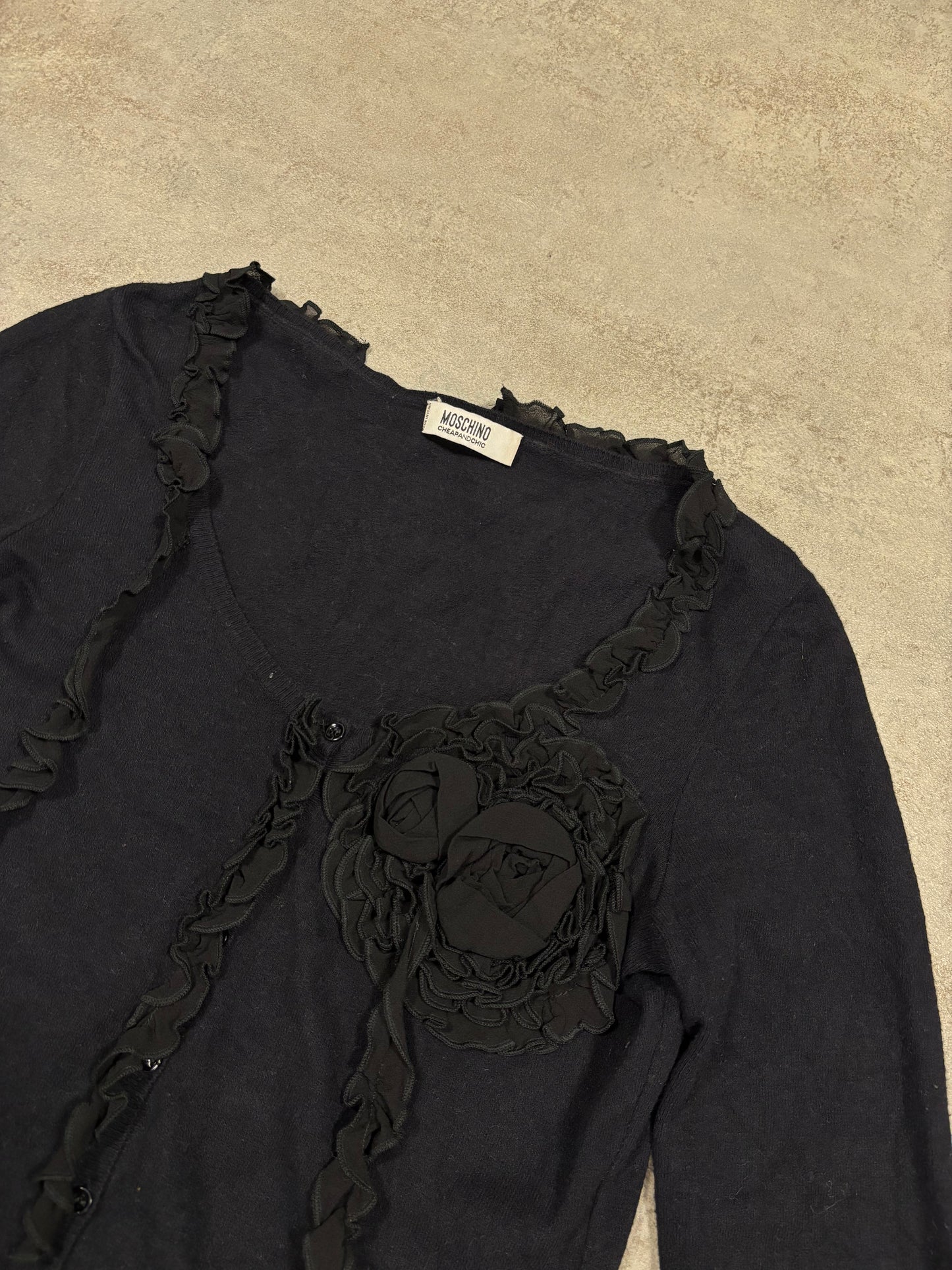 Jersey Cardigan Moschino 00s Vintage - M