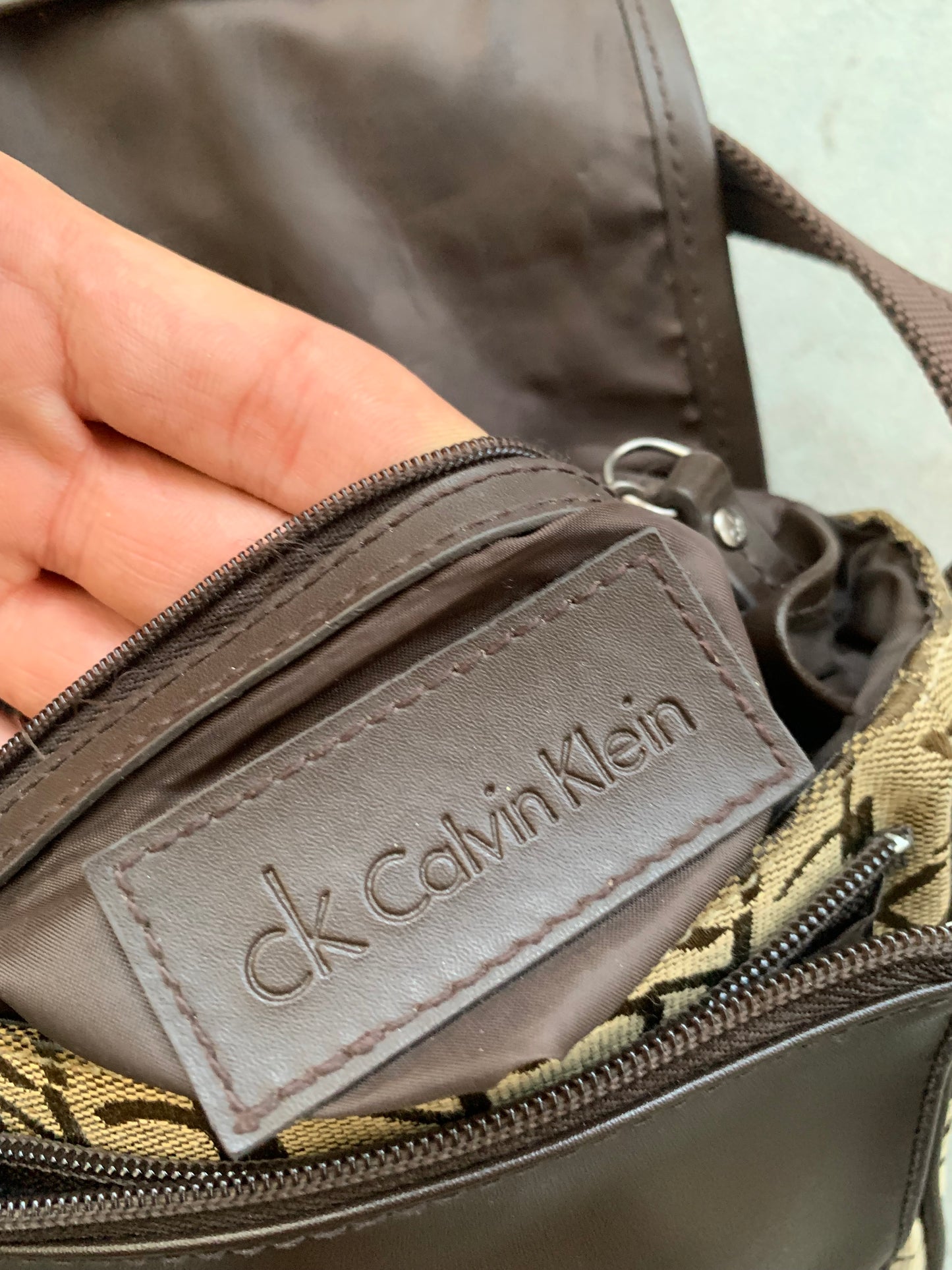 Bolso Bandolera Calvin Klein 00s Vintage