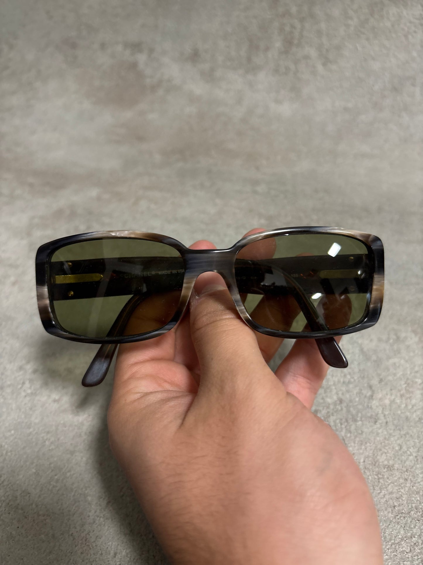 Gafas Rectangulares Chanel ‘Big Logo’ 00s Vintage