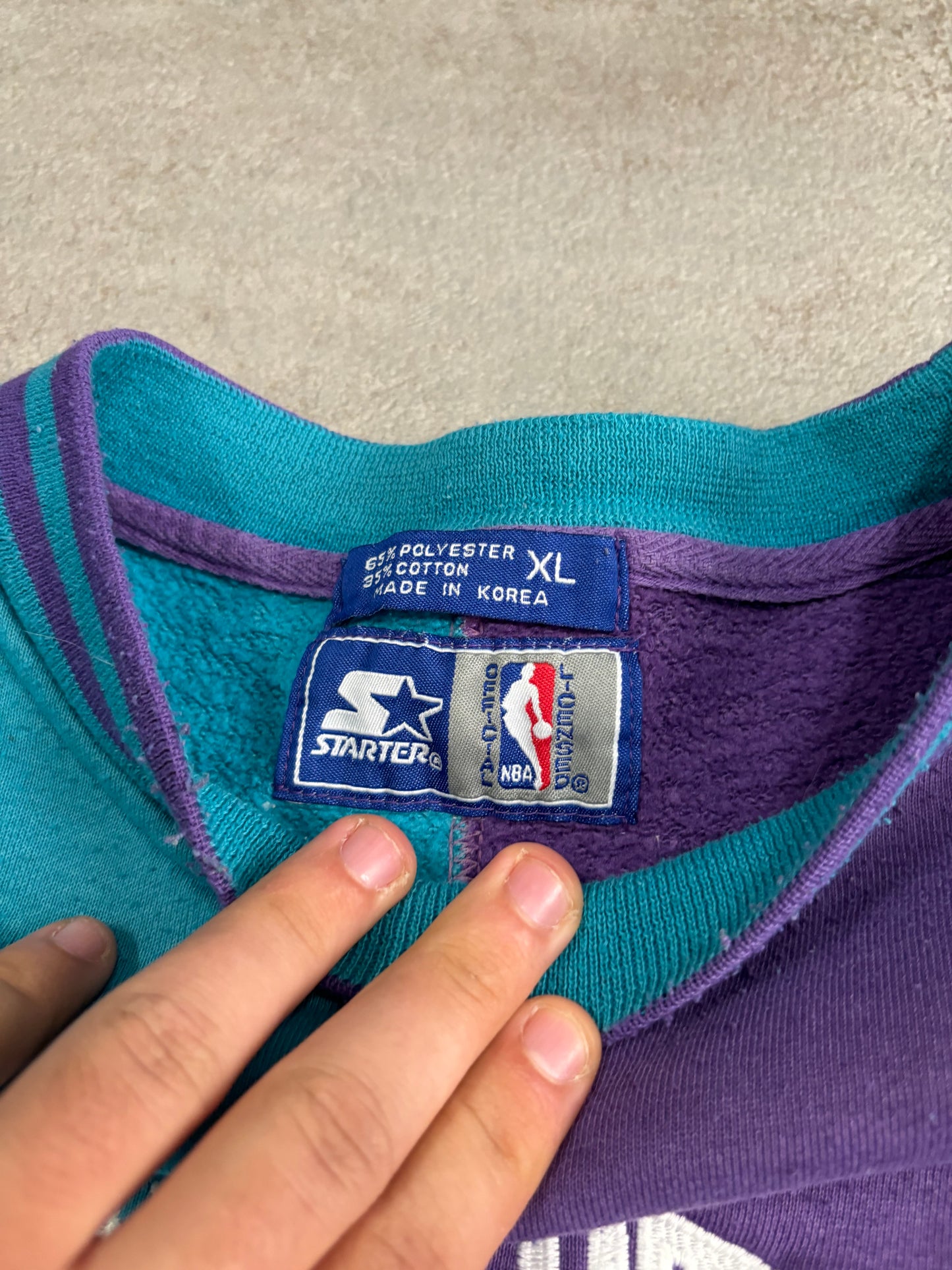 Sudadera Starter Charlotte Hornets 00s Vintage OG Colours - L