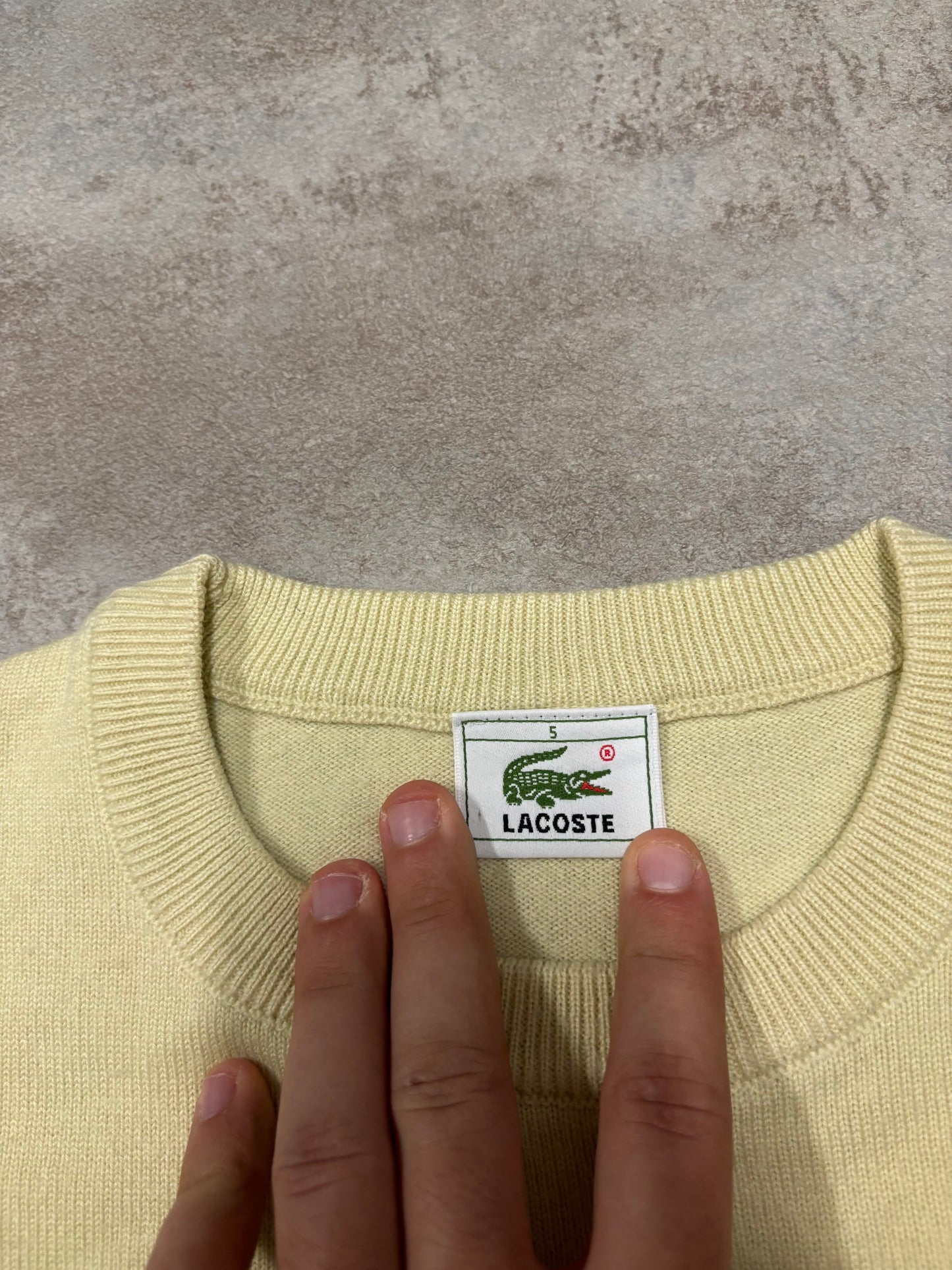 Jersey Lana Lacoste 00s Vintage - M