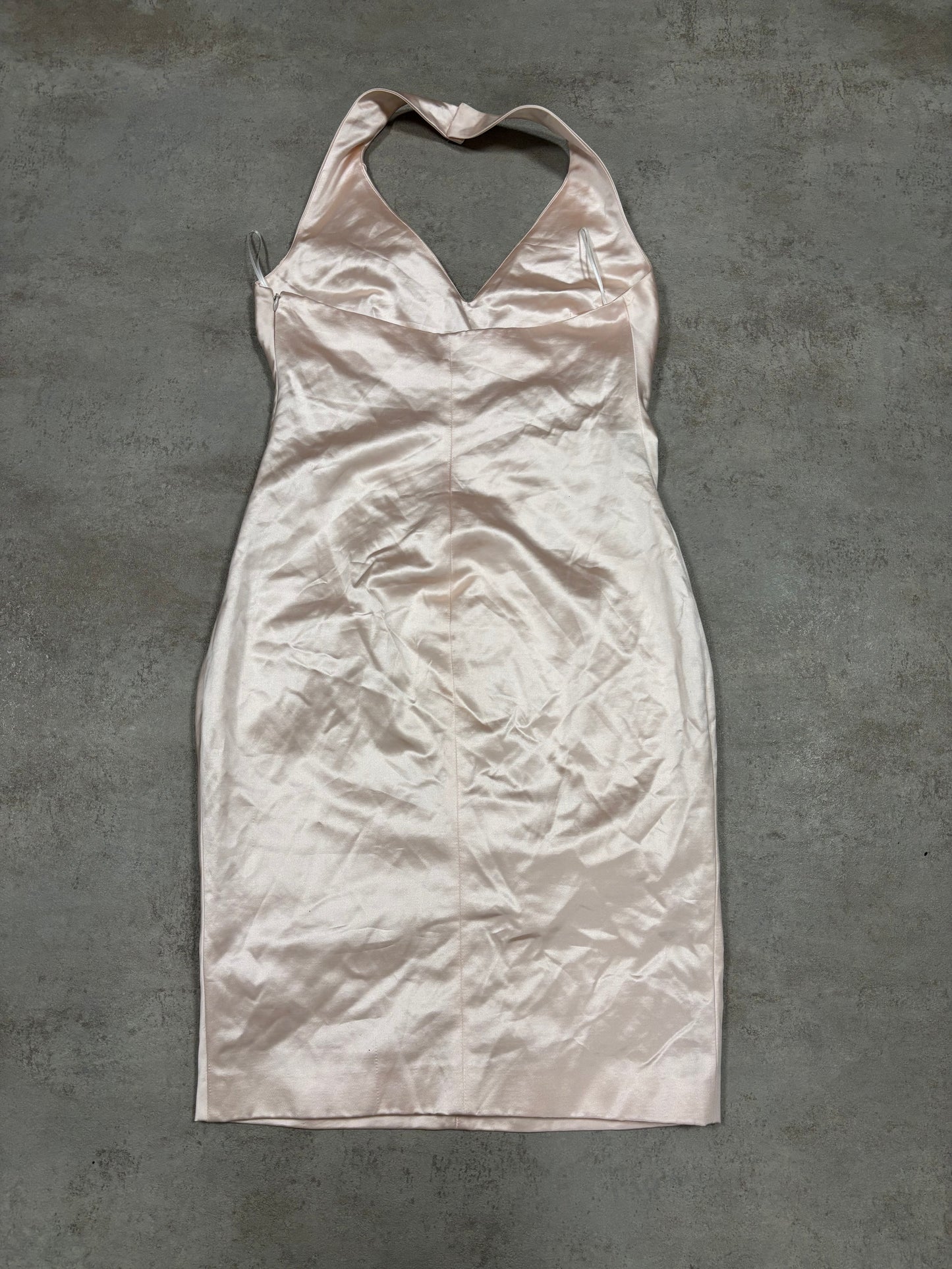 Vestido Cóctel Salvatore Ferragamo 00s Vintage - M