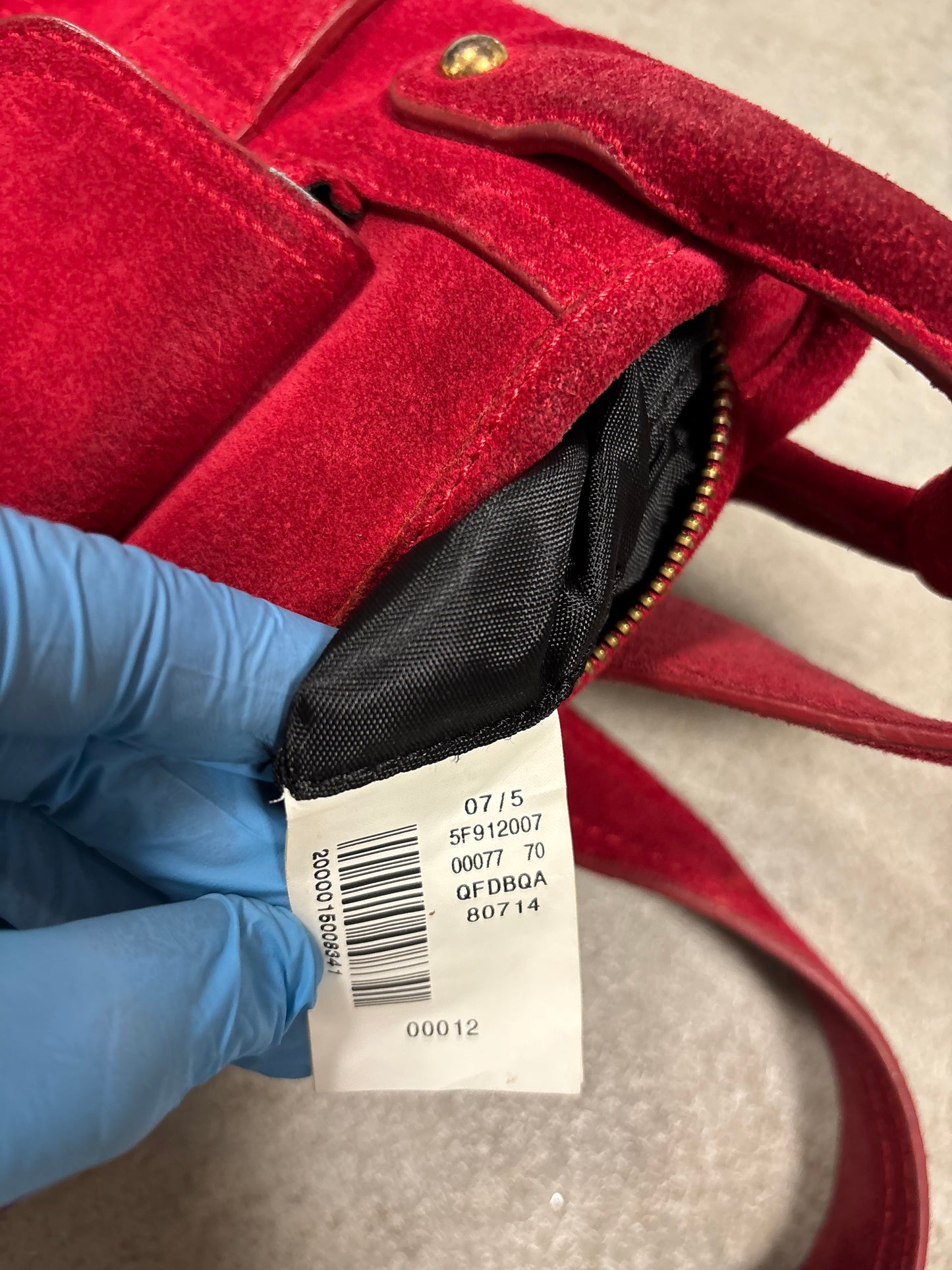 Bolso Hombro ‘Suede’ Gianfranco Ferré 00s Vintage