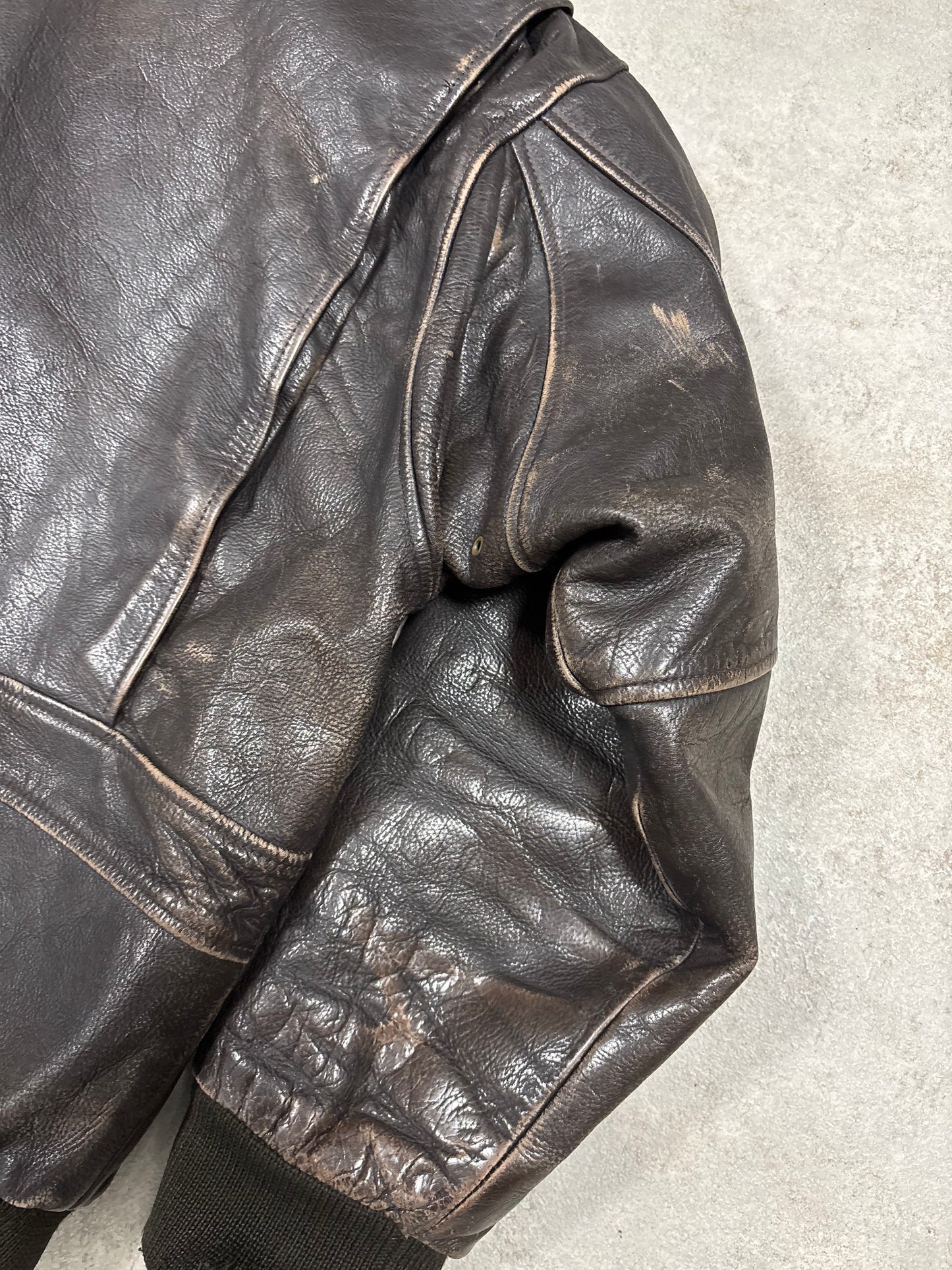 Chaqueta Cuero G-1 Avirex 1992 Vintage - L