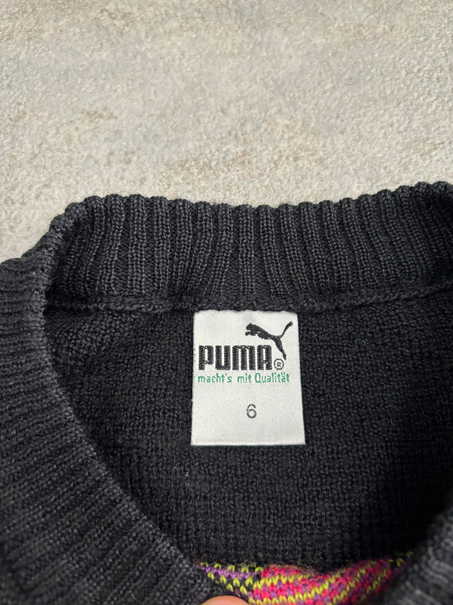 Jersey Puma Ski 80s Vintage - S