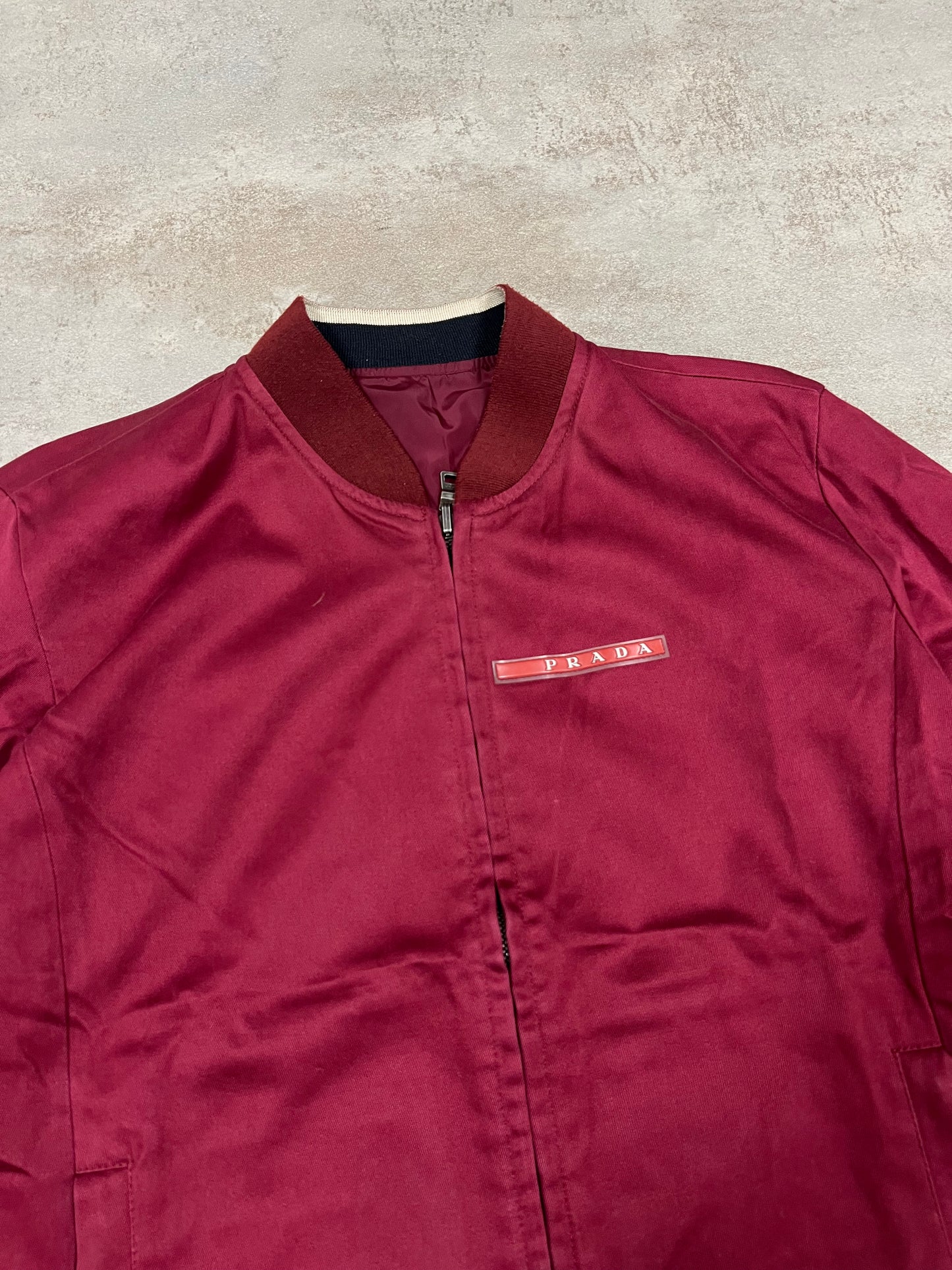 Chaqueta Bomber Reversible Vintage Prada Challenge 2003 - S