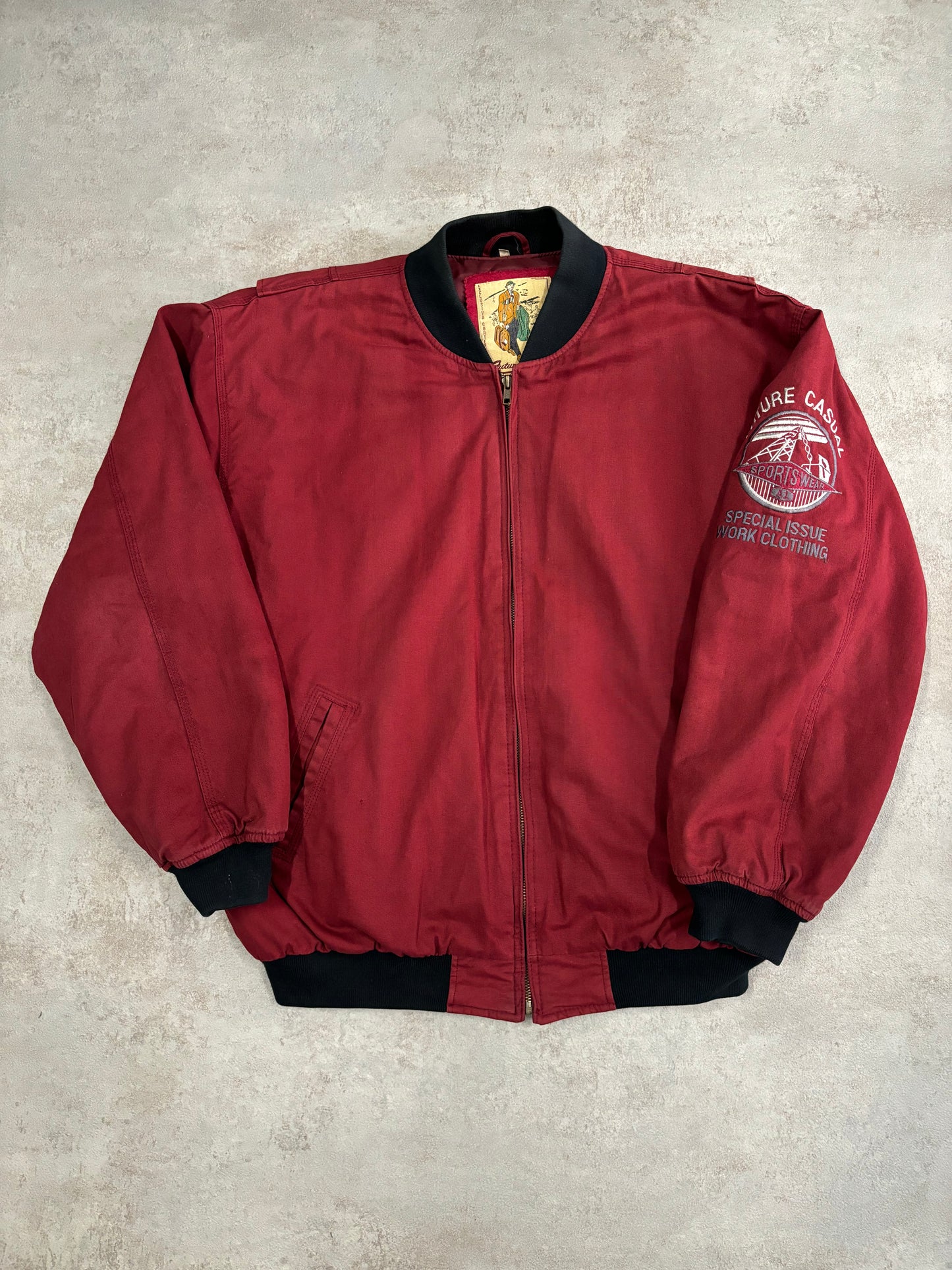 Cortefiel 90s Vintage Worker Jacket - XL