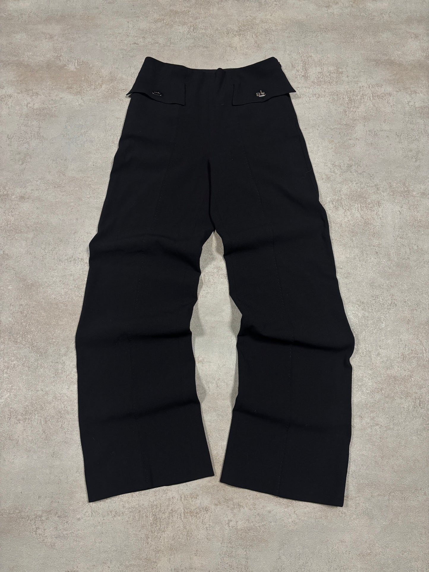 Pantalones Traje Pinzas Wide Leg Jean Paul Gaultier 90s Vintage - M Woman