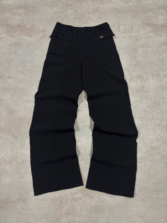 Pantalones Traje Pinzas Wide Leg Jean Paul Gaultier 90s Vintage - M Woman