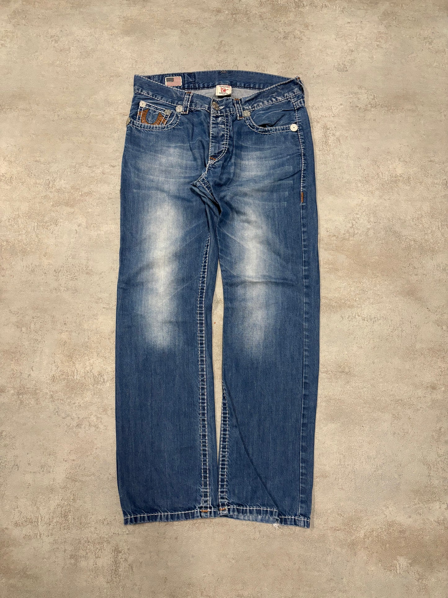 Pantalones Vaqueros True Religion 00s Vintage - M