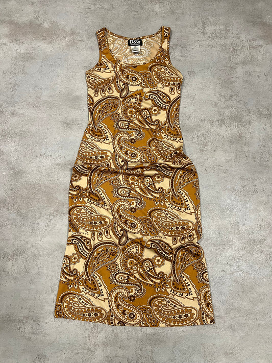 Vestido Estampado Vintage Dolce Gabbana 00’s - L