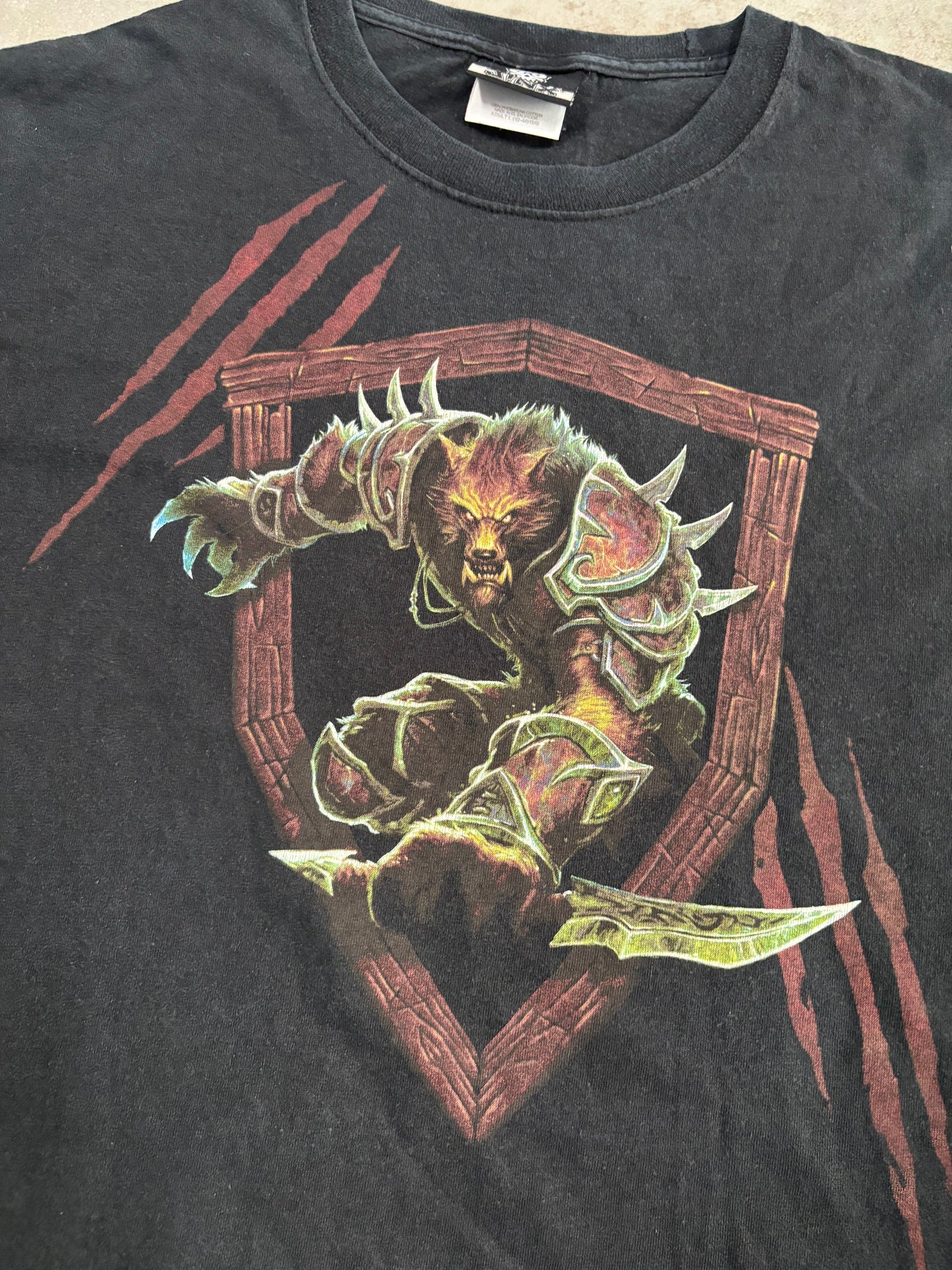 Camiseta Blizzard Entertainment World of Warcraft 00s Vintage - M