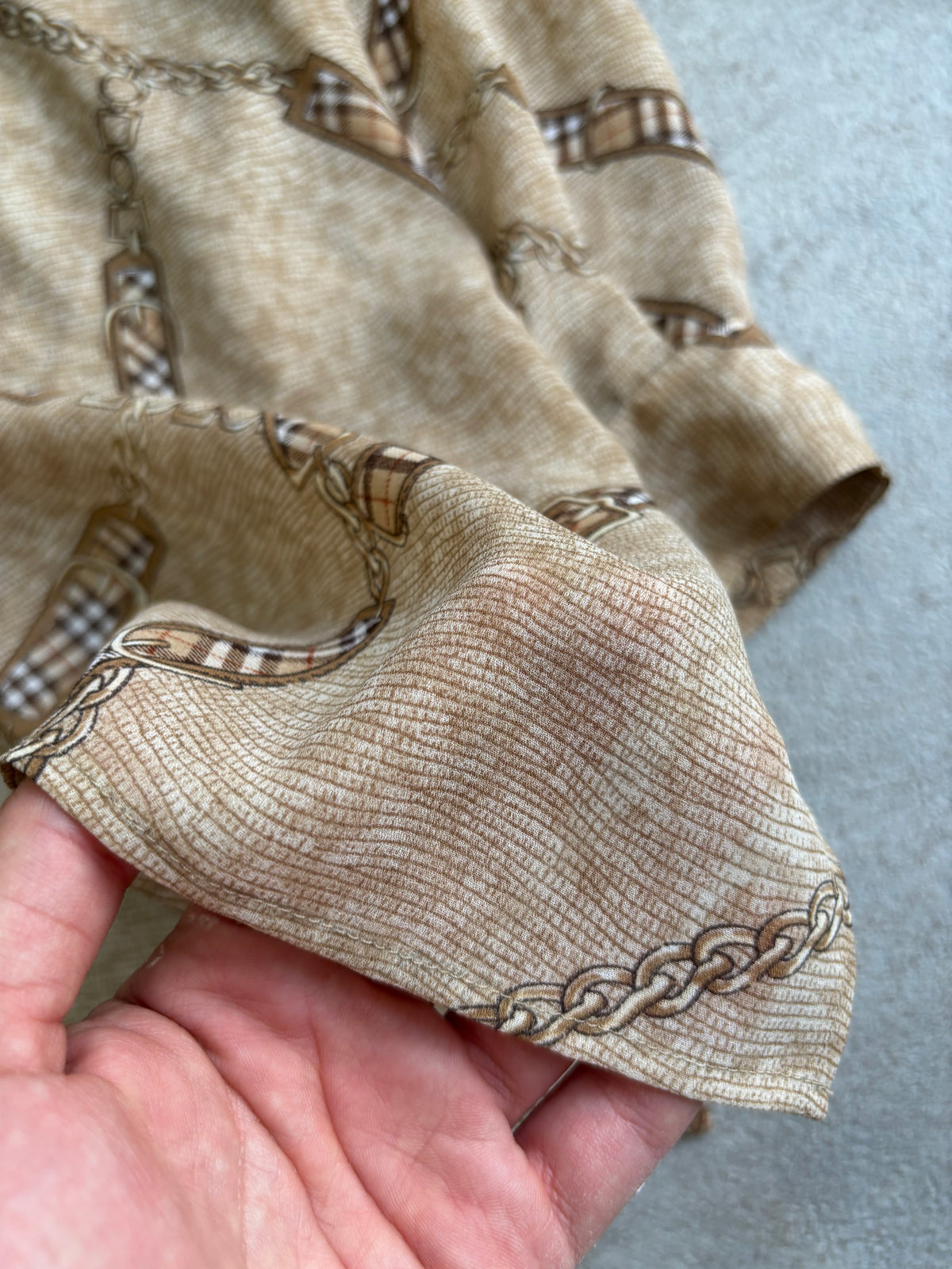 Camisa Mesh Burberry 90s Vintage - M Woman
