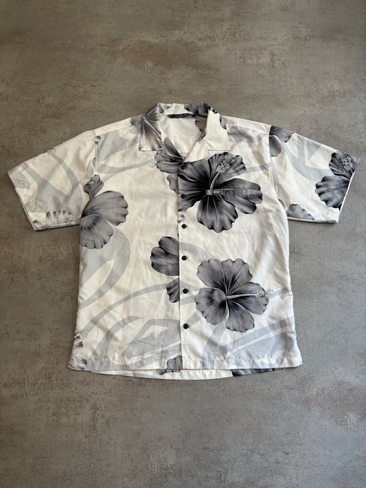 Camisa Floral Quiksilver 00s Vintage - M