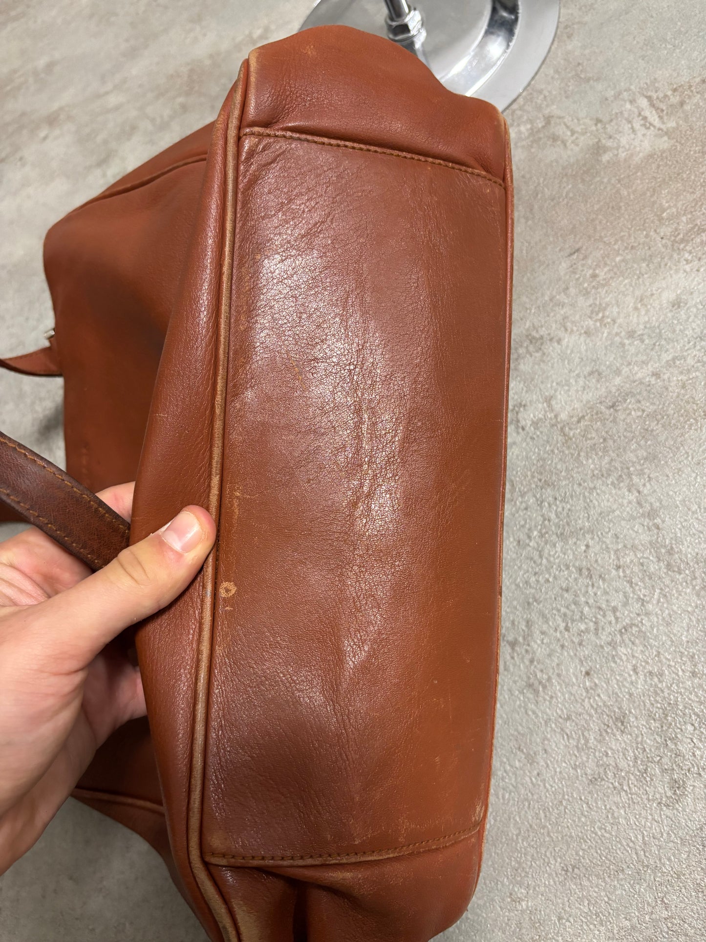 Bolso Hombro Cuero Balenciaga 00s Vintage