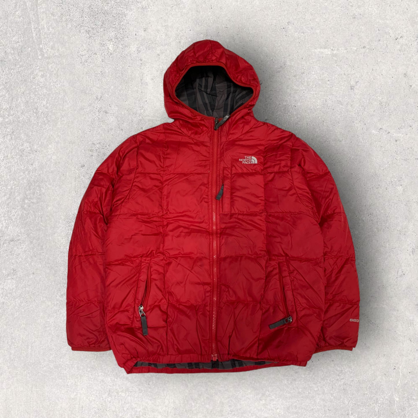Chaqueta Puffer Vintage The North Face 550 Reversible - S