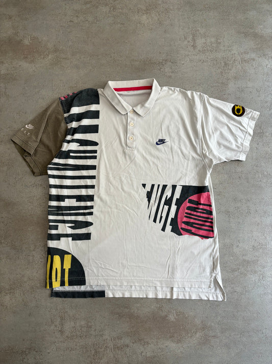 Polo Nike Challenge Court Agassi 90s Vintage - L