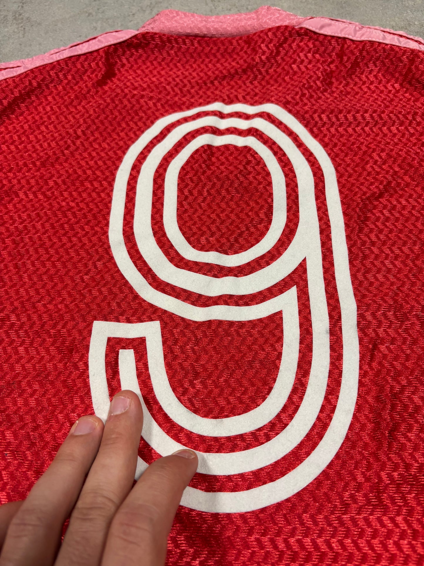 Camiseta Match Worn Adidas Benfica ‘Vata 9’ 1988/89 Vintage - M