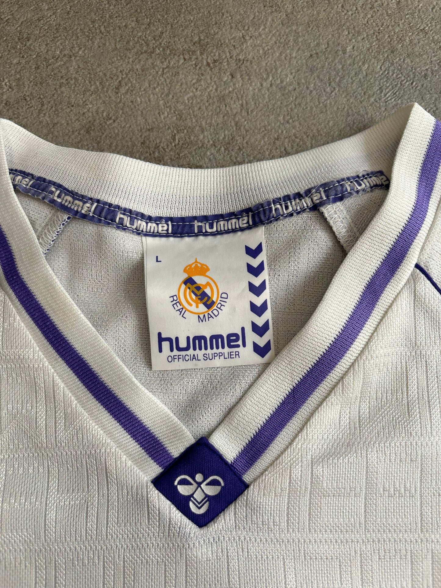 Camiseta Local Hummel Real Madrid 1991/92 Vintage - L