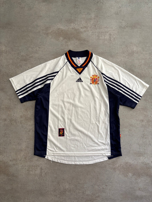 Camiseta Away Adidas Selección Española 1998 Vintage - XL