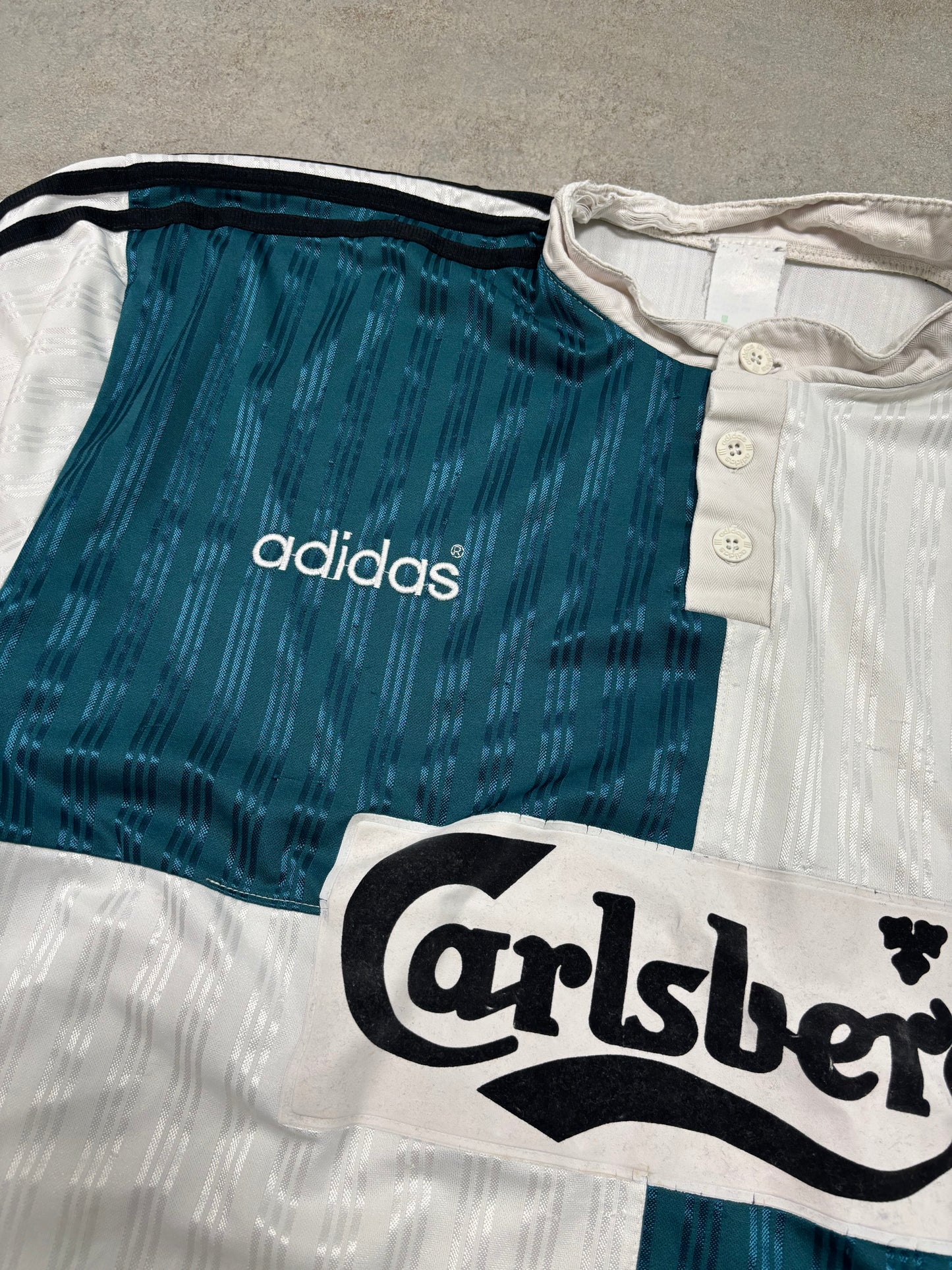 Camiseta Visitante Adidas Liverpool 1995/96 Vintage - XL
