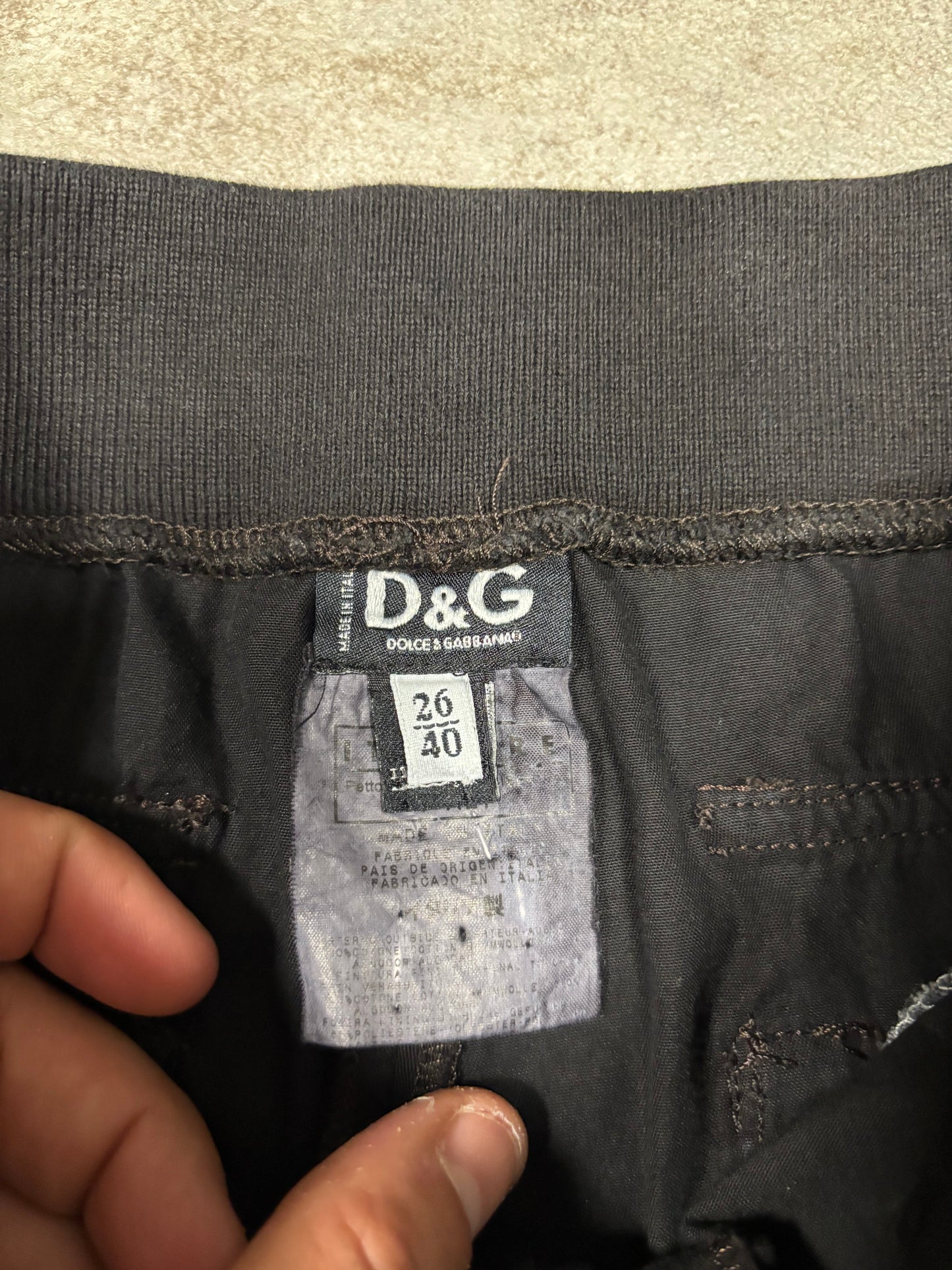 Pantalones Cargo Anchos Dolce & Gabbana 2002 Vintage - M