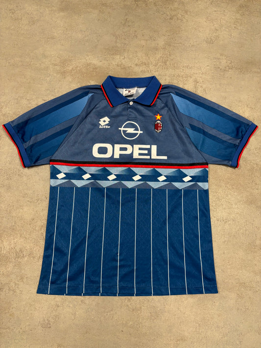 Camiseta 4 Equipación Lotto A.C Milán ‘Baggio 18’ 1995/96 Vintage - M