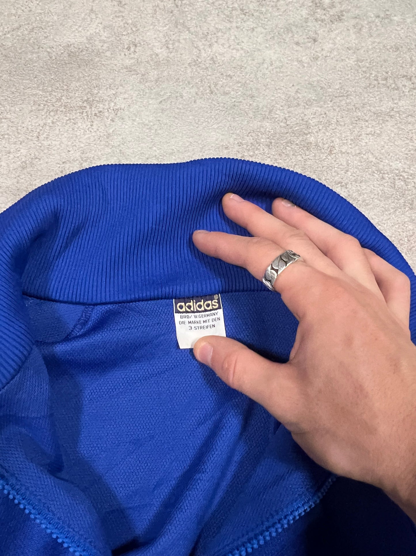 Chaqueta Track Vintage Adidas 70’s Descente Made in West Germany - M