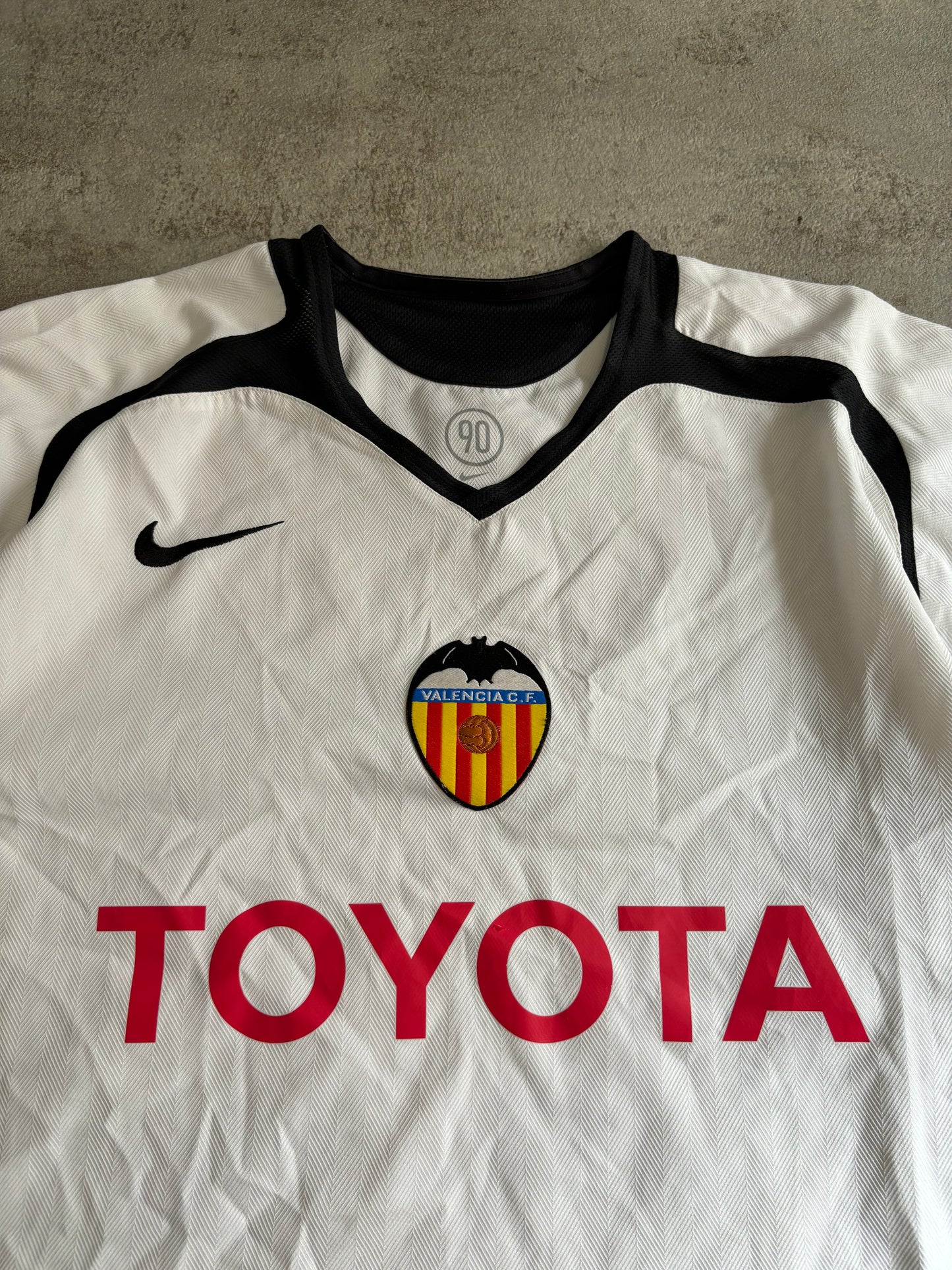 Camiseta Local Nike Valencia 2004 Vintage - L