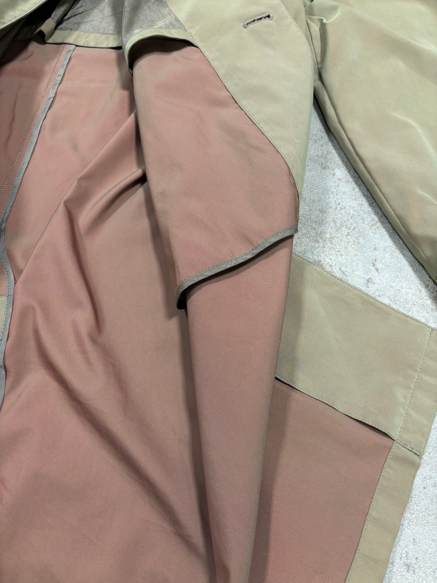 Gabardina Shiny Armani Collezioni 90s Vintage - M