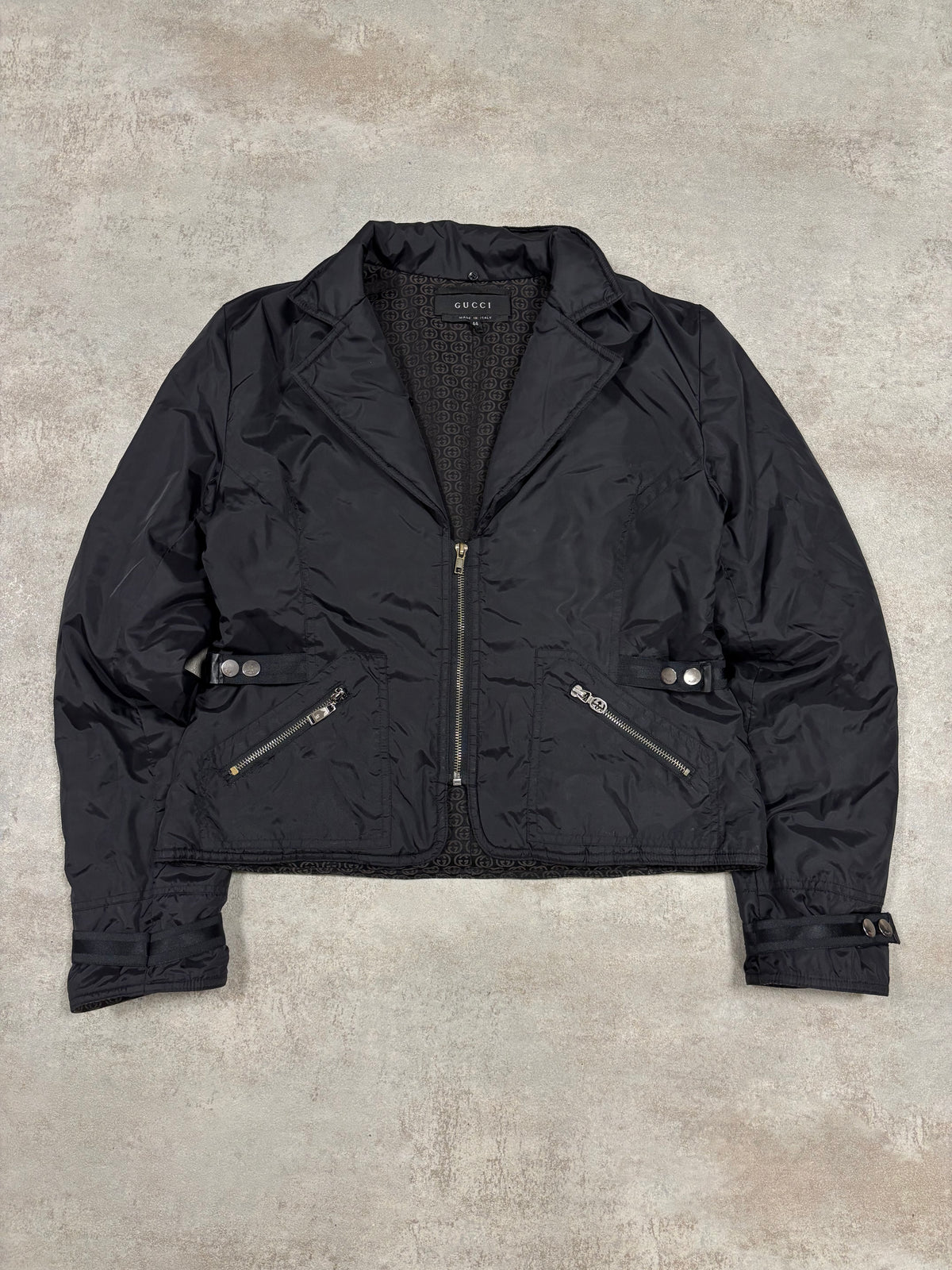 Chaqueta Blazer Nylon ‘Without Fur’ Gucci By Tom Ford AW/2004 Vintage - M