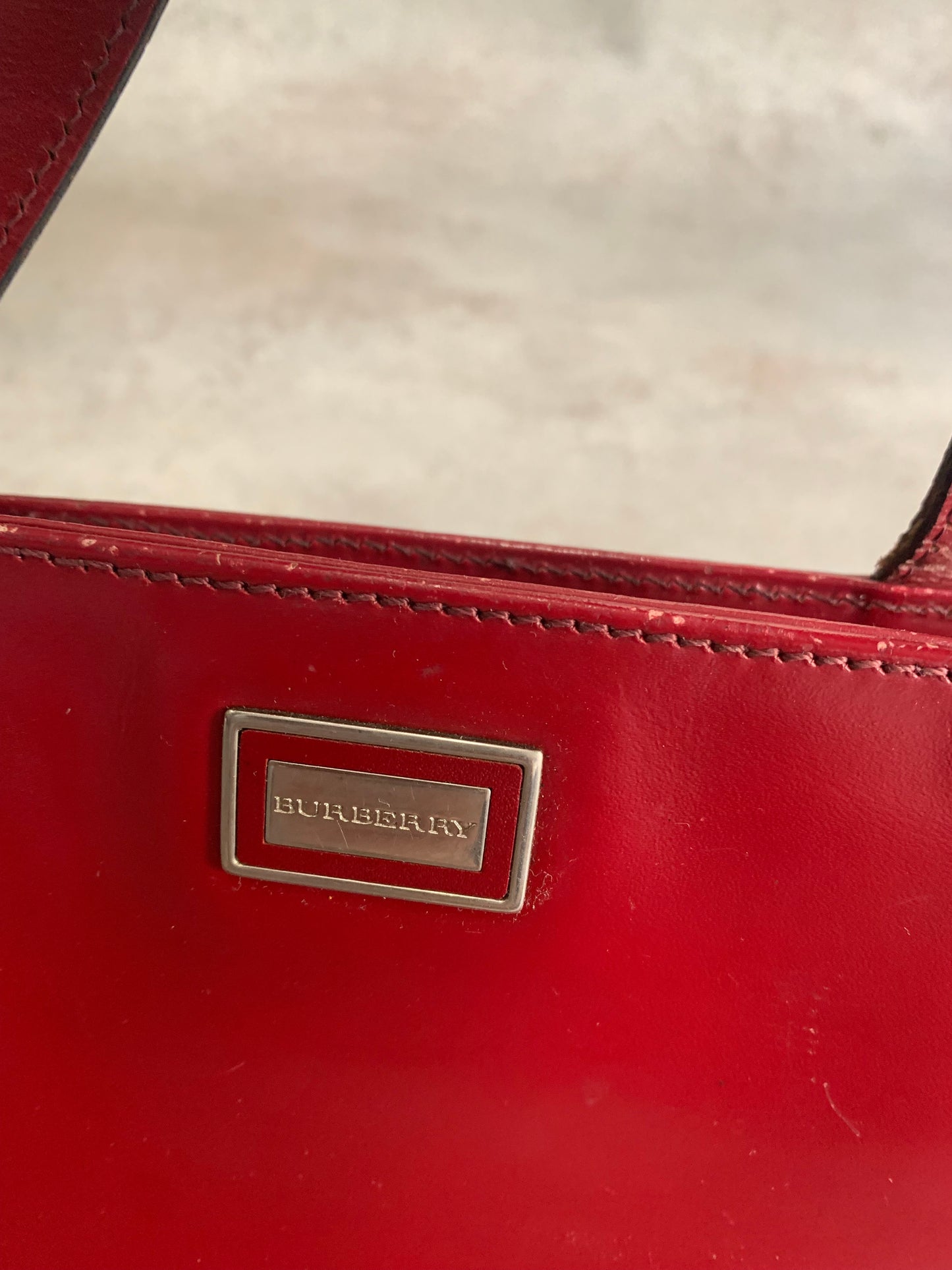 Bolso Cuero Vintage Burberry 90’s