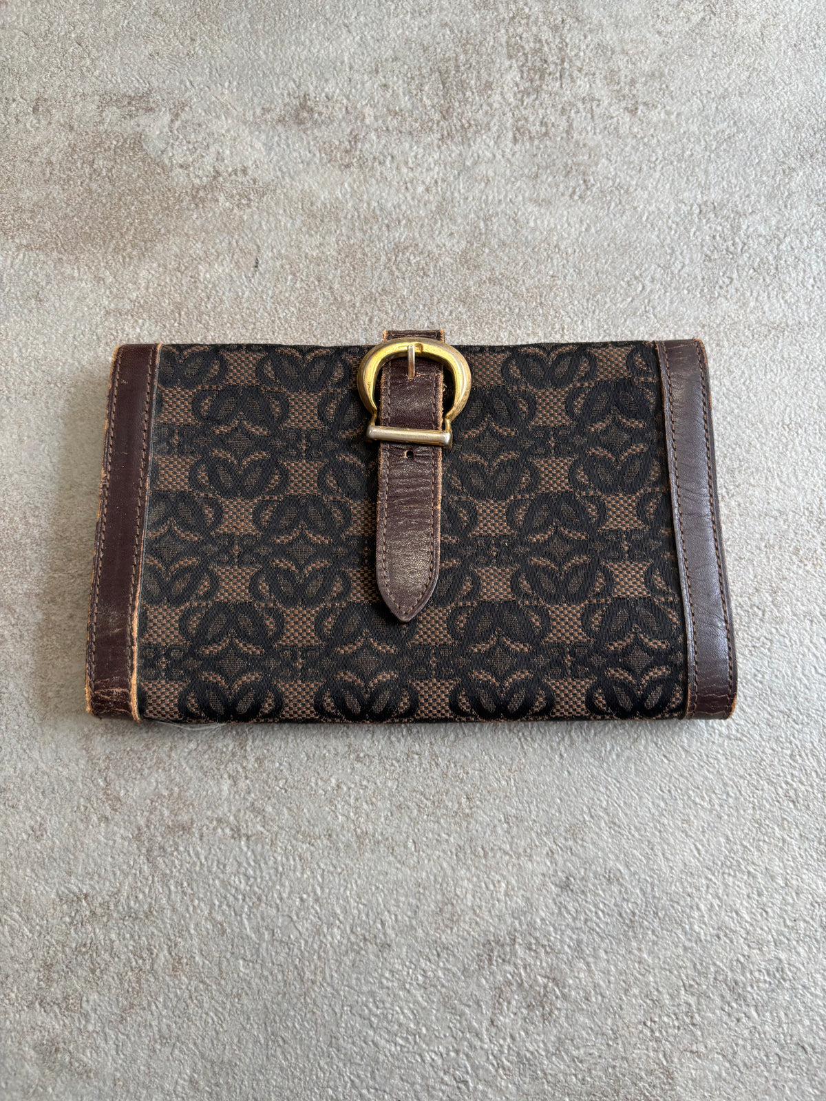 Cartera ‘Monogram’ Loewe 00s Vintage