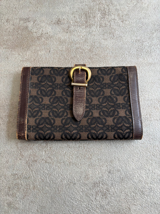 Cartera ‘Monogram’ Loewe 00s Vintage