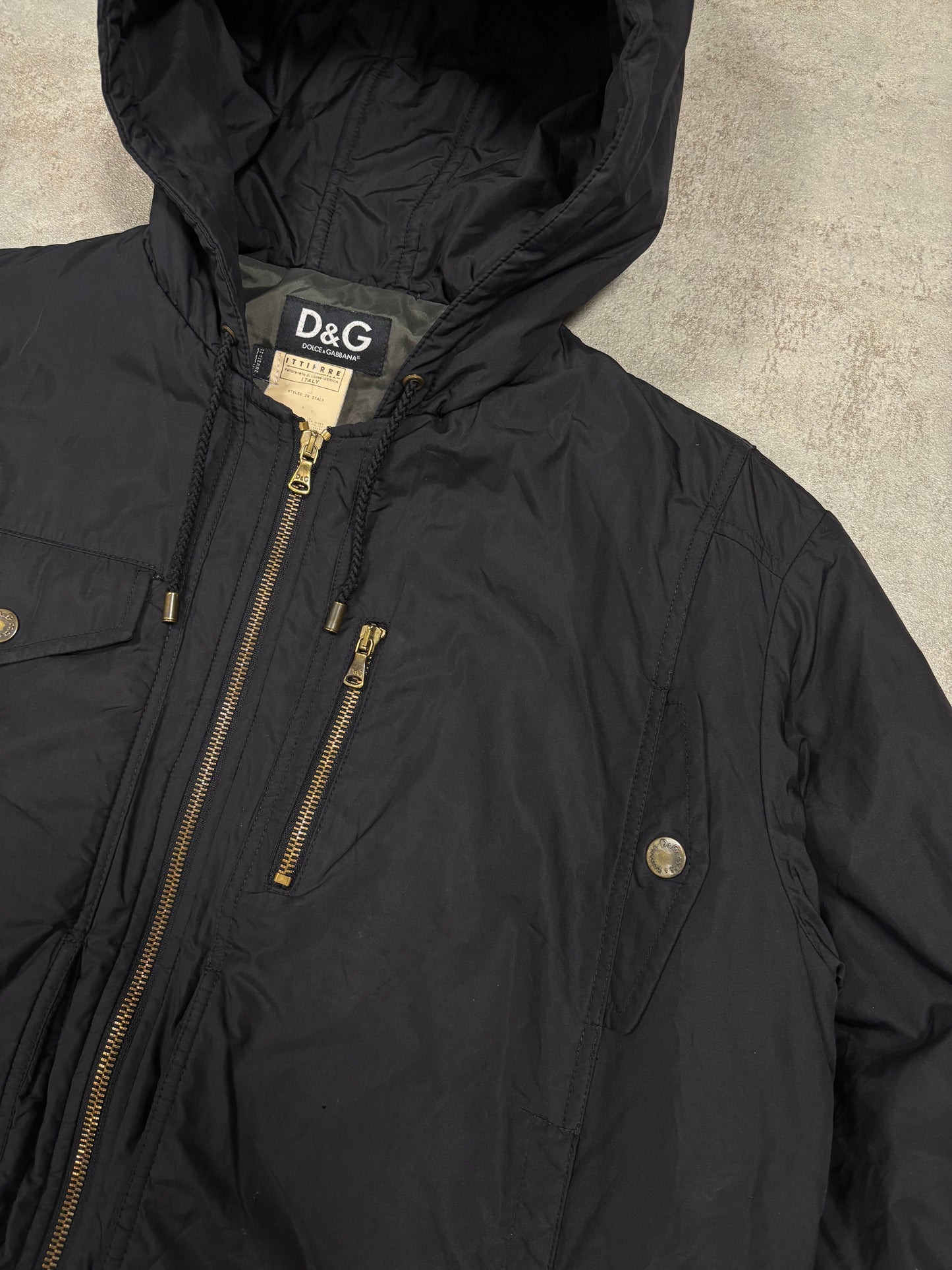 Chaqueta Bomber Cargo Dolce & Gabbana A/W2003 Vintage - M