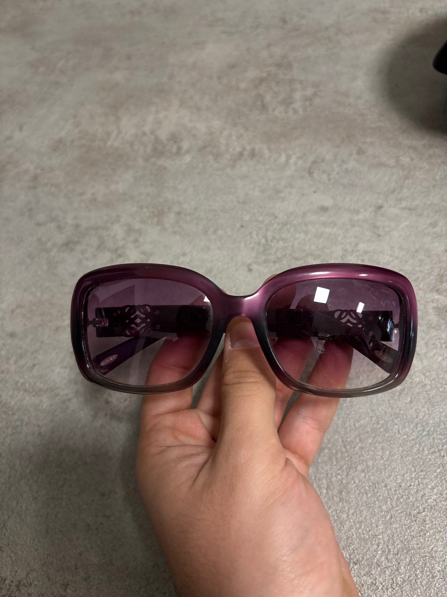 Gafas Rectangulares Loewe 00s Vintage