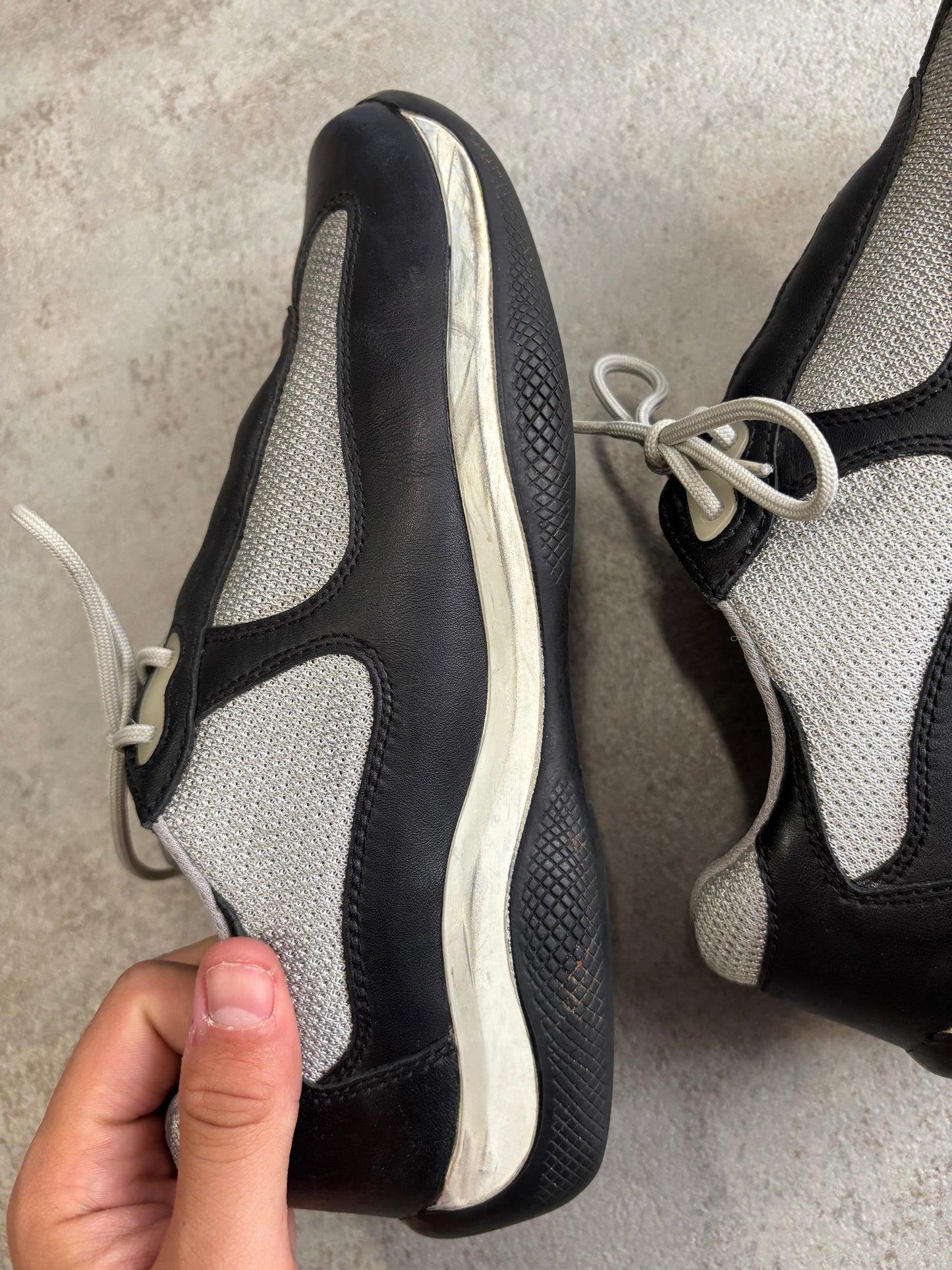 Zapatos Leather Prada America’s Cup 00s Vintage - 39’5