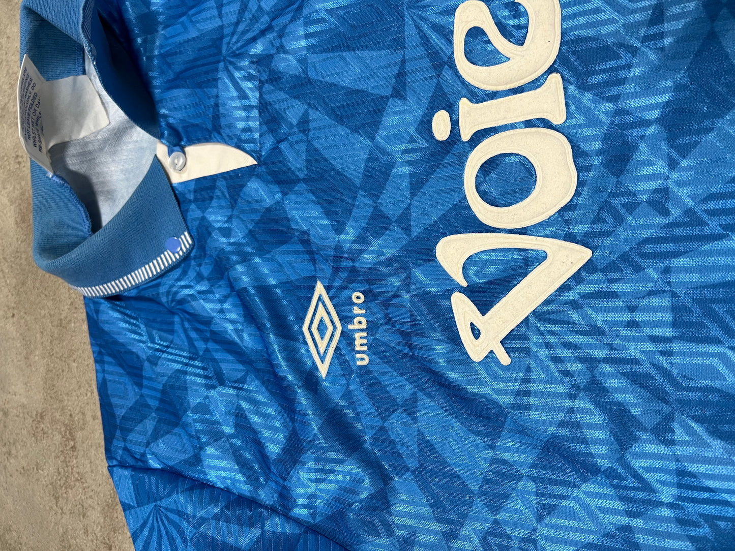 Camiseta Vintage Umbro Nápoles 1991-93 Kit - L