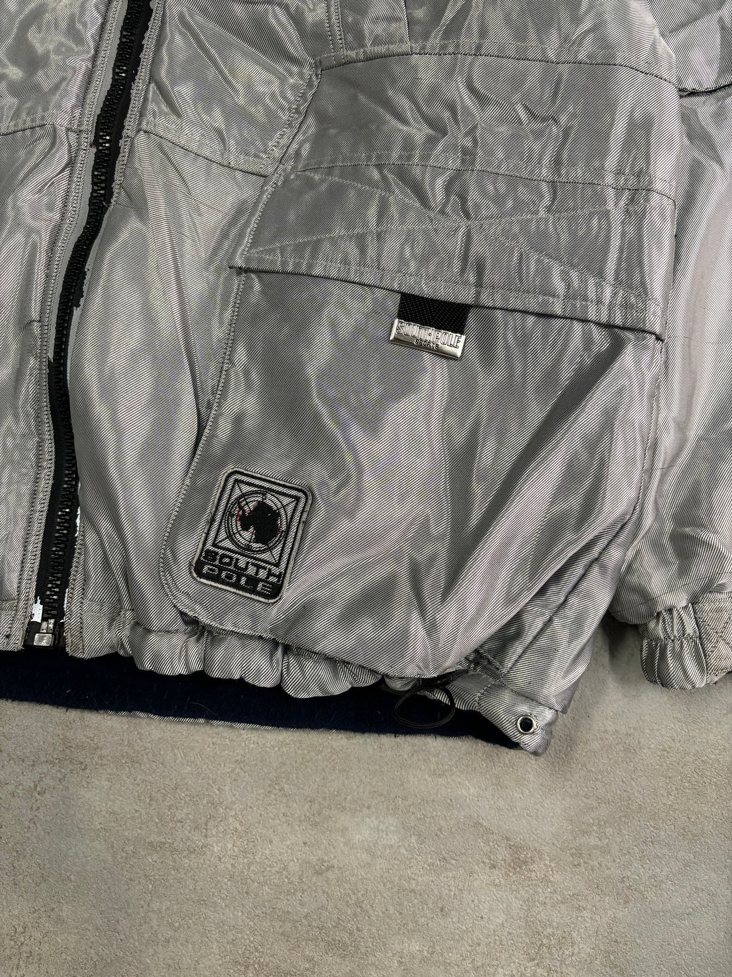 South Pole 90s Vintage Reversible Padded Jacket - XL