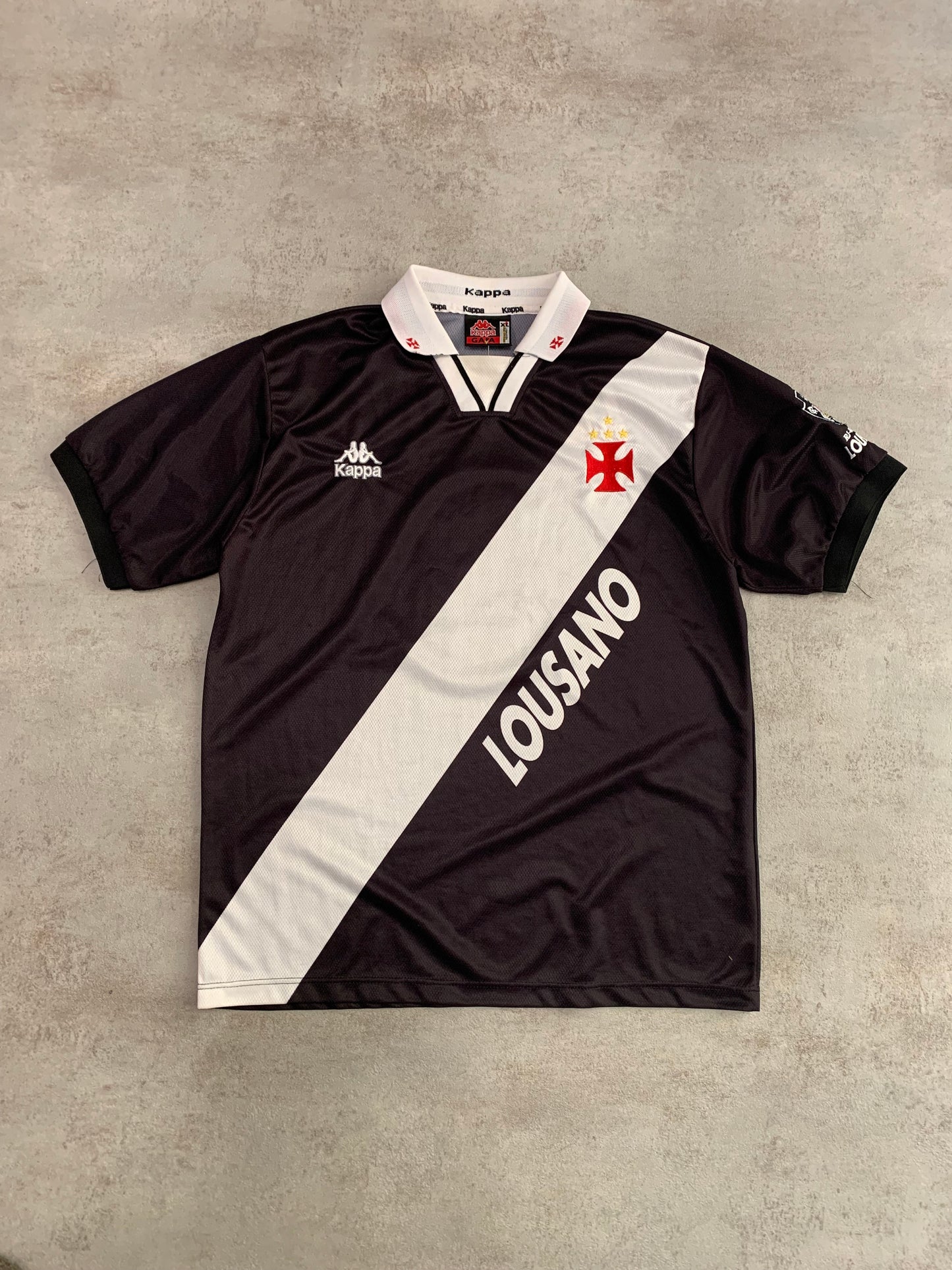 Camiseta Fútbol Vintage Kappa Vasco de Gama 1995 Kit - XL