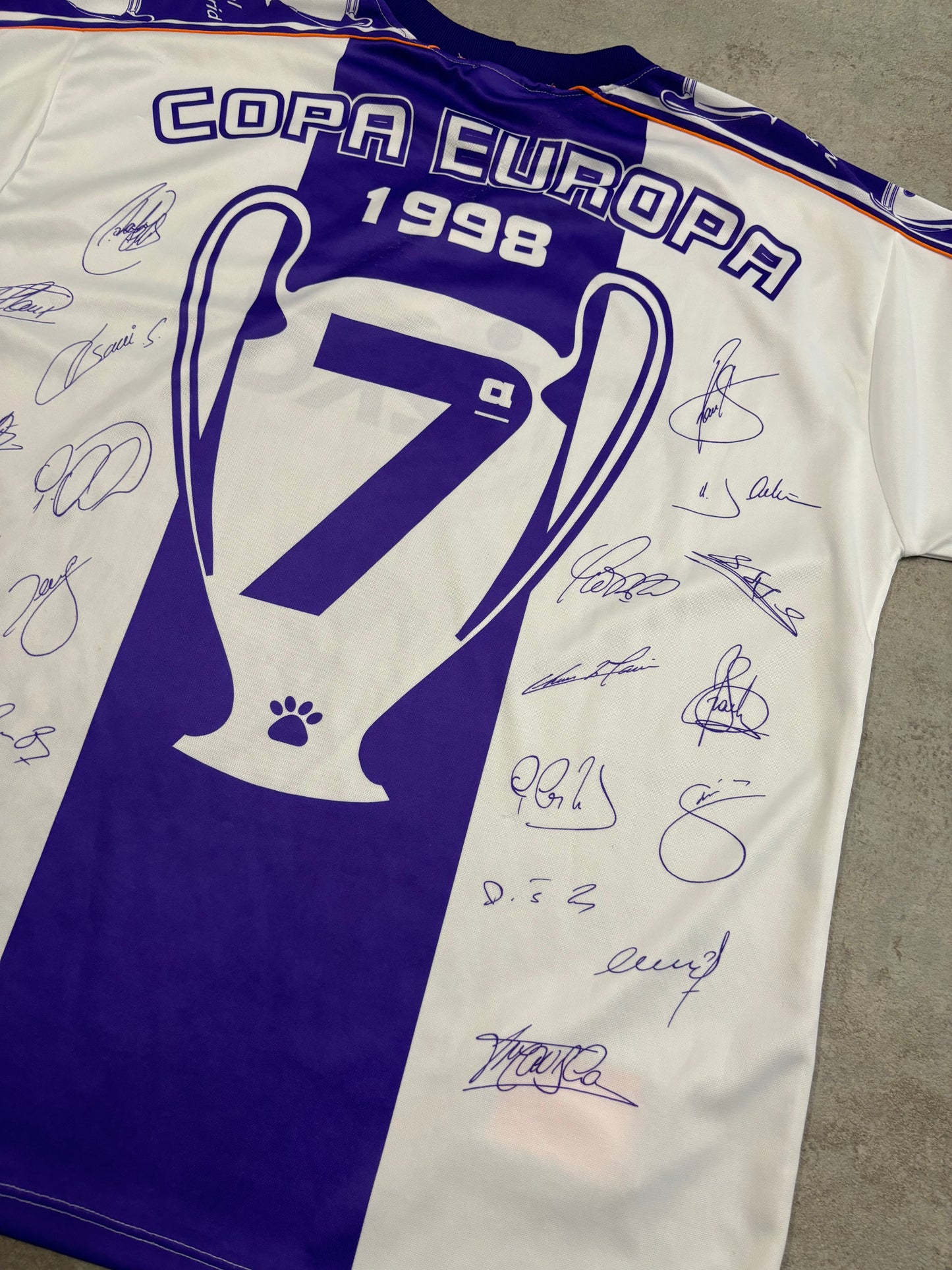 Camiseta Kelme Real Madrid ‘Special 7th Champions Winners’ 1998 Vintage - XL