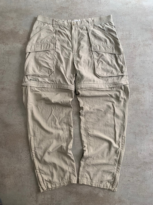 Pantalones Cargo Vintage Columbia Convertibles - XL
