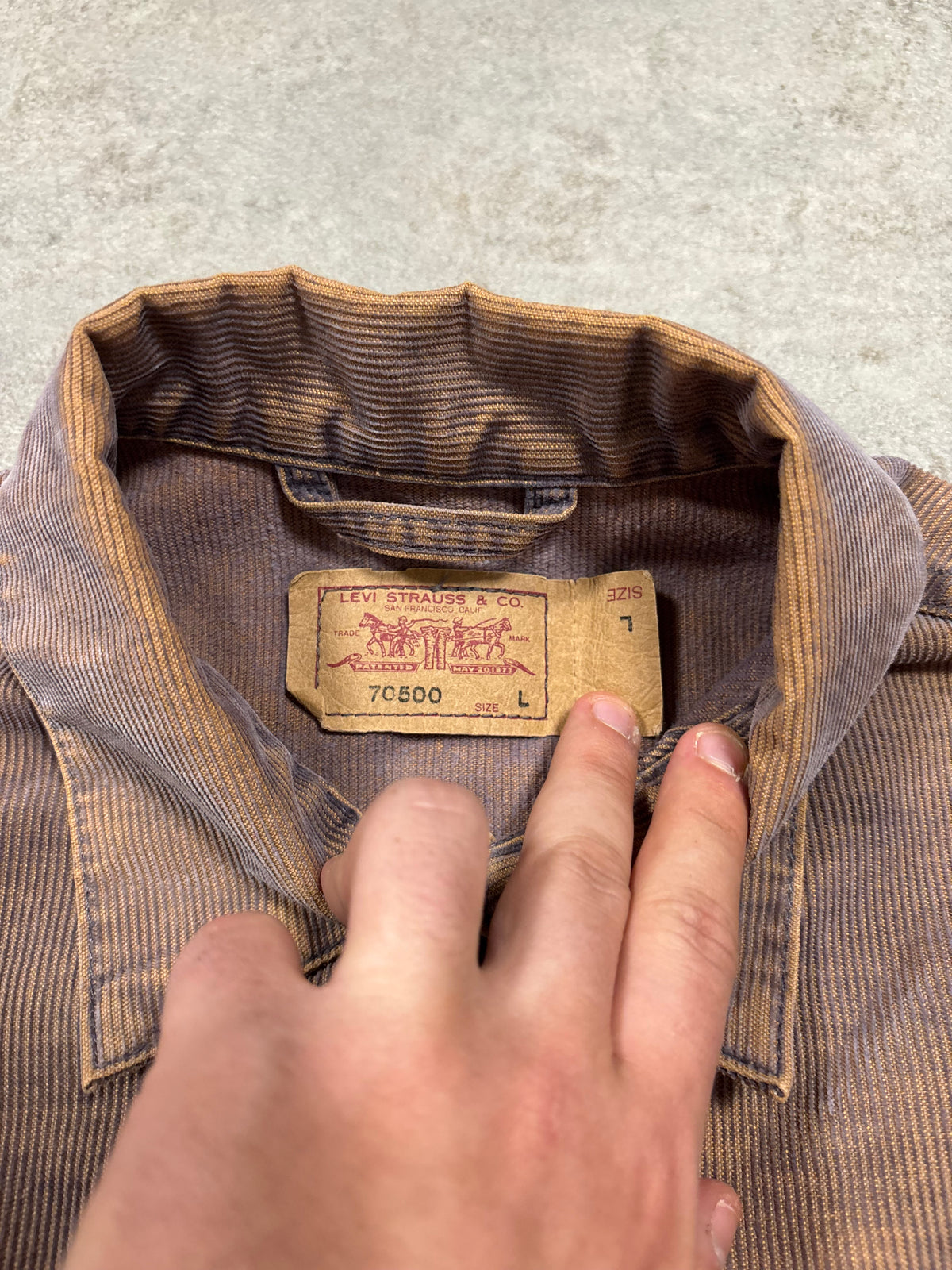 Chaqueta Pana Irisdescente Levi’s 00s Vintage - L Woman