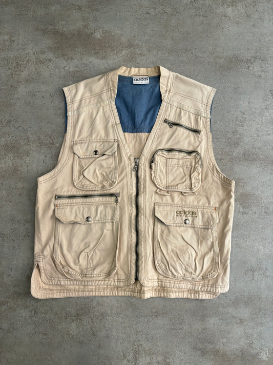 Vintage Adidas Outdoor 80's Vest Very Rare - L